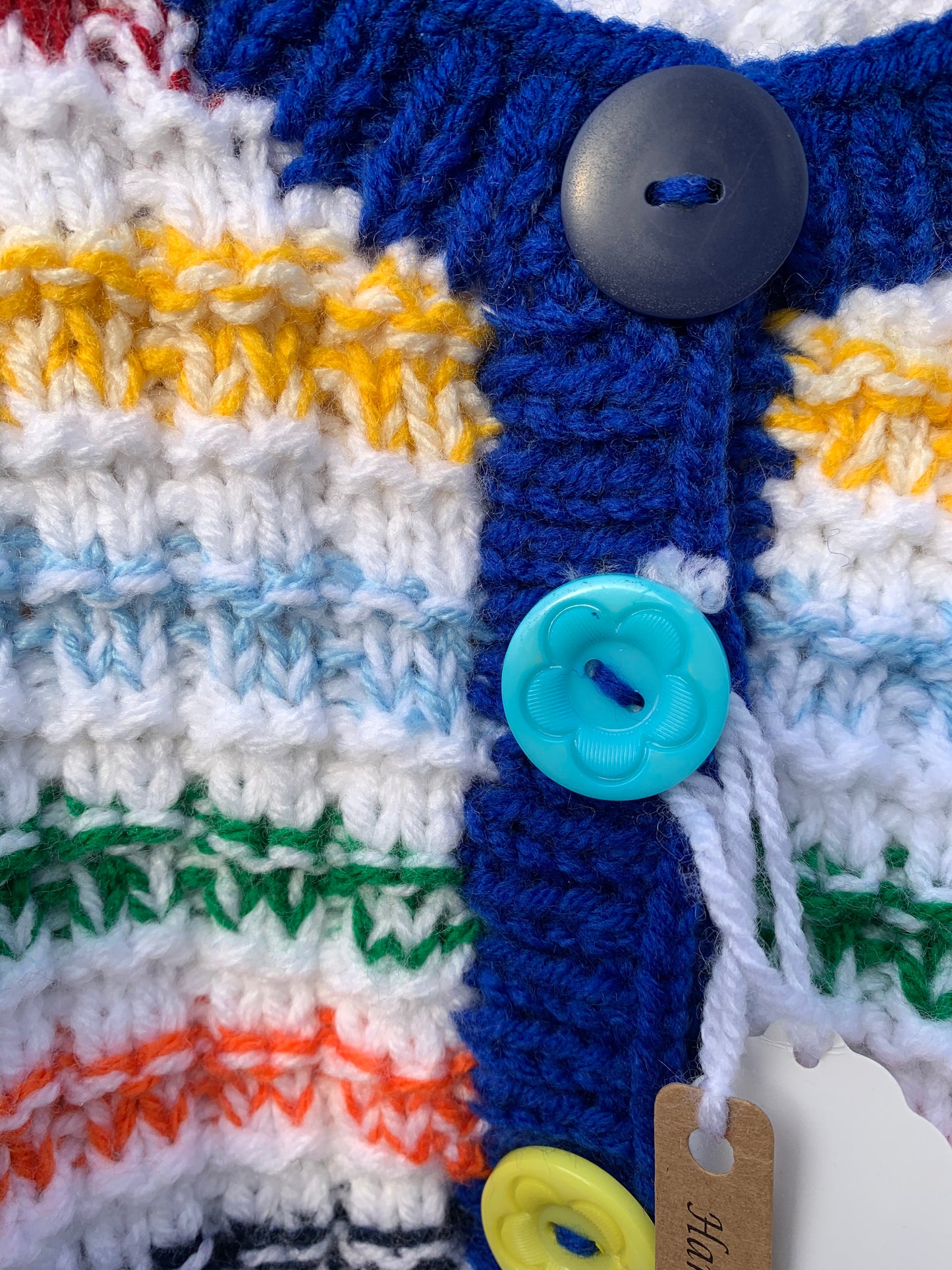 Chunky stripy cardigan 2-3y (92-98cm)
