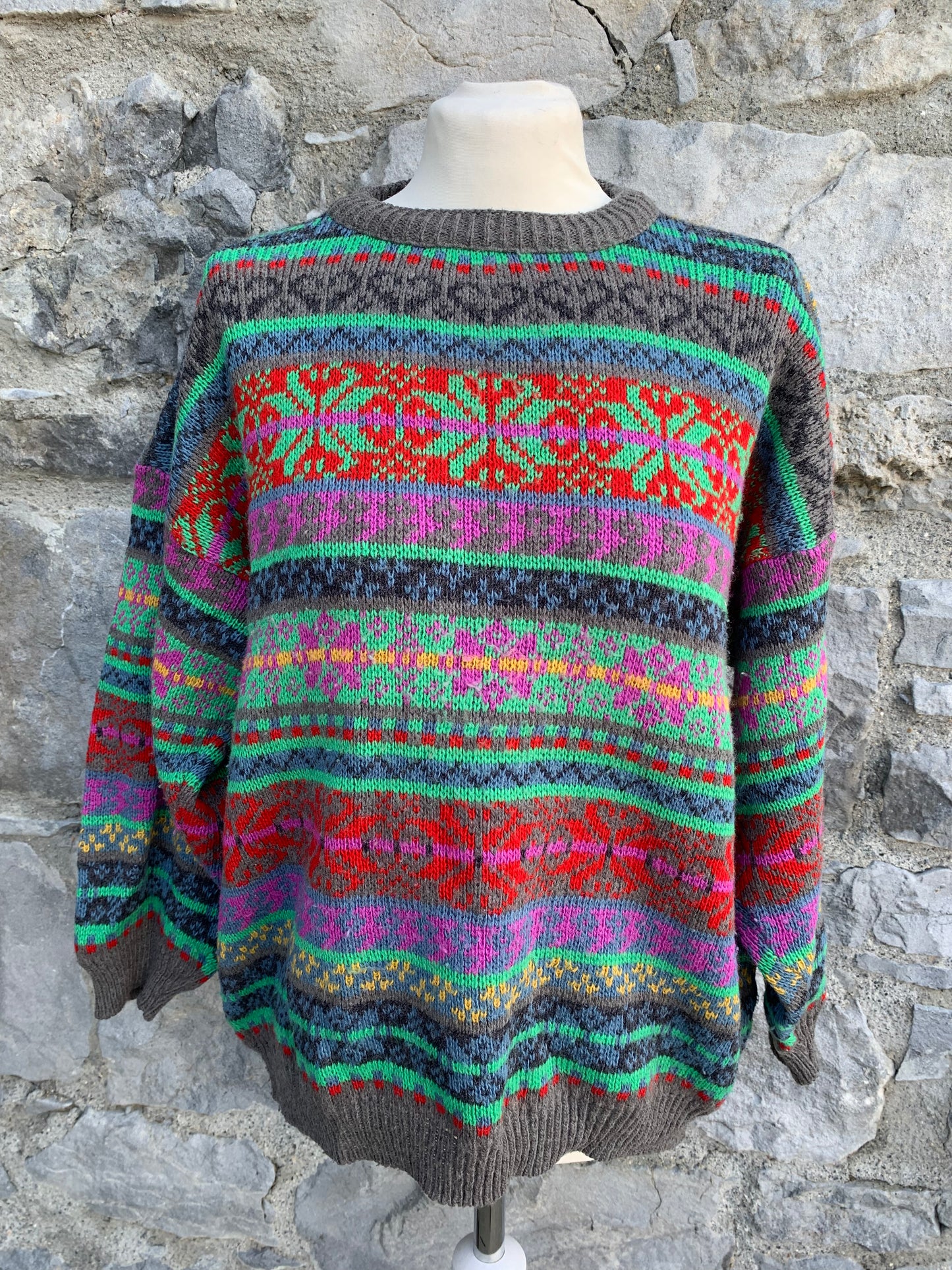 80s Colourful jumper uk 10-12