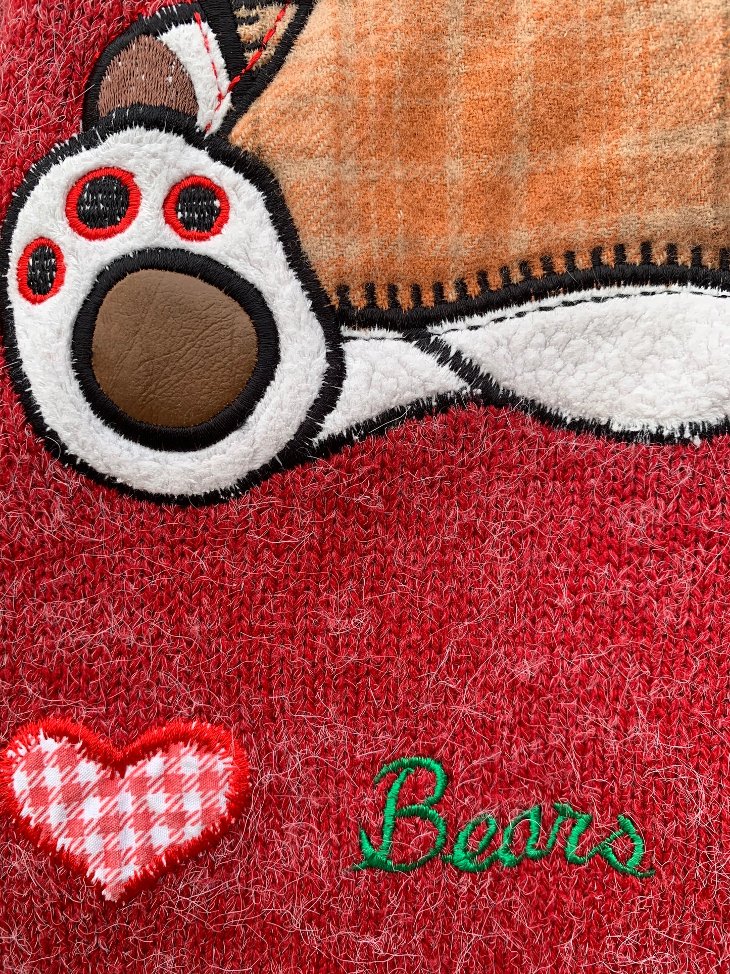 80s teddy bear jumper uk 10-12