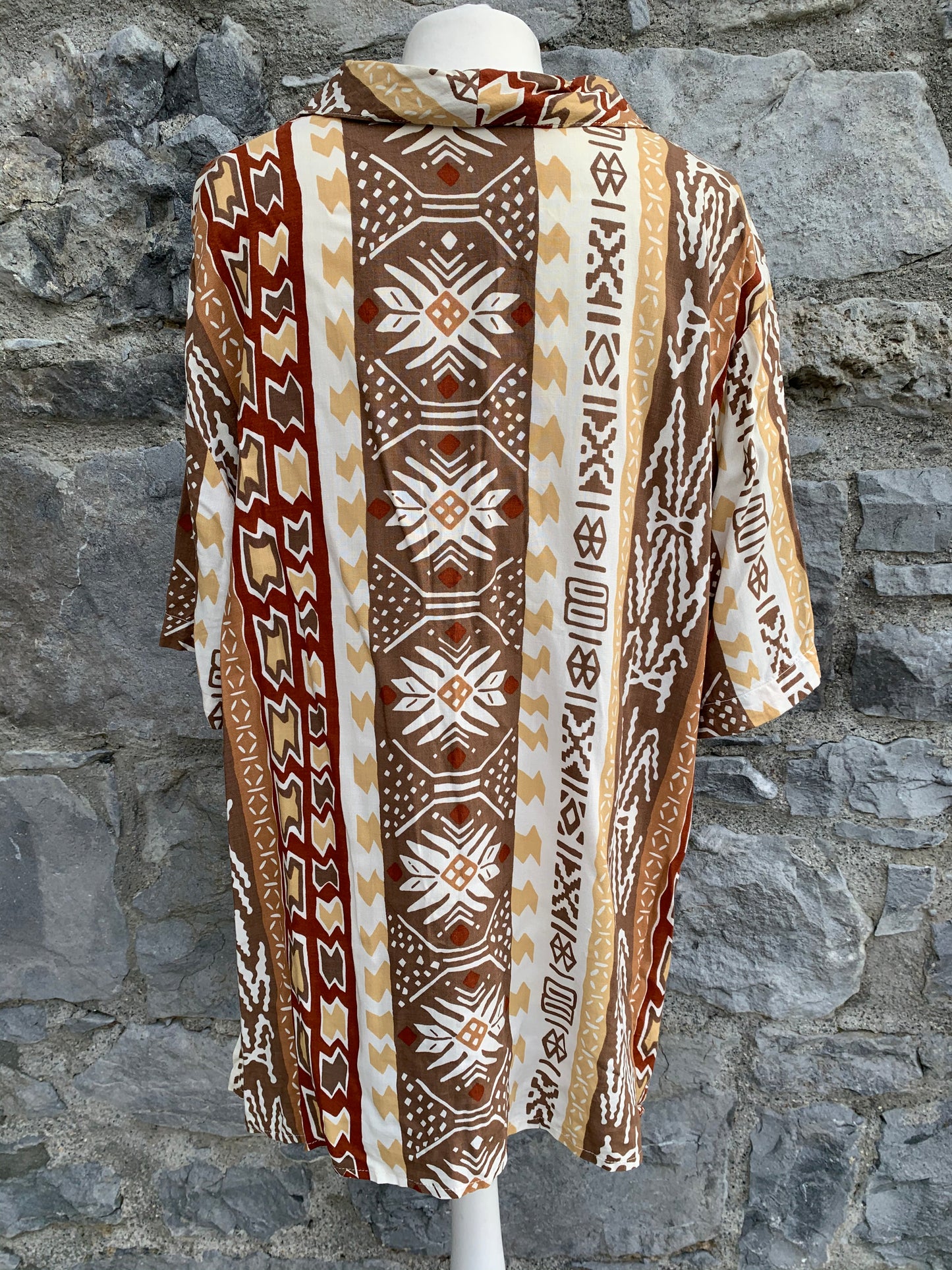Lady Anne Aztec print shirt uk 16-18