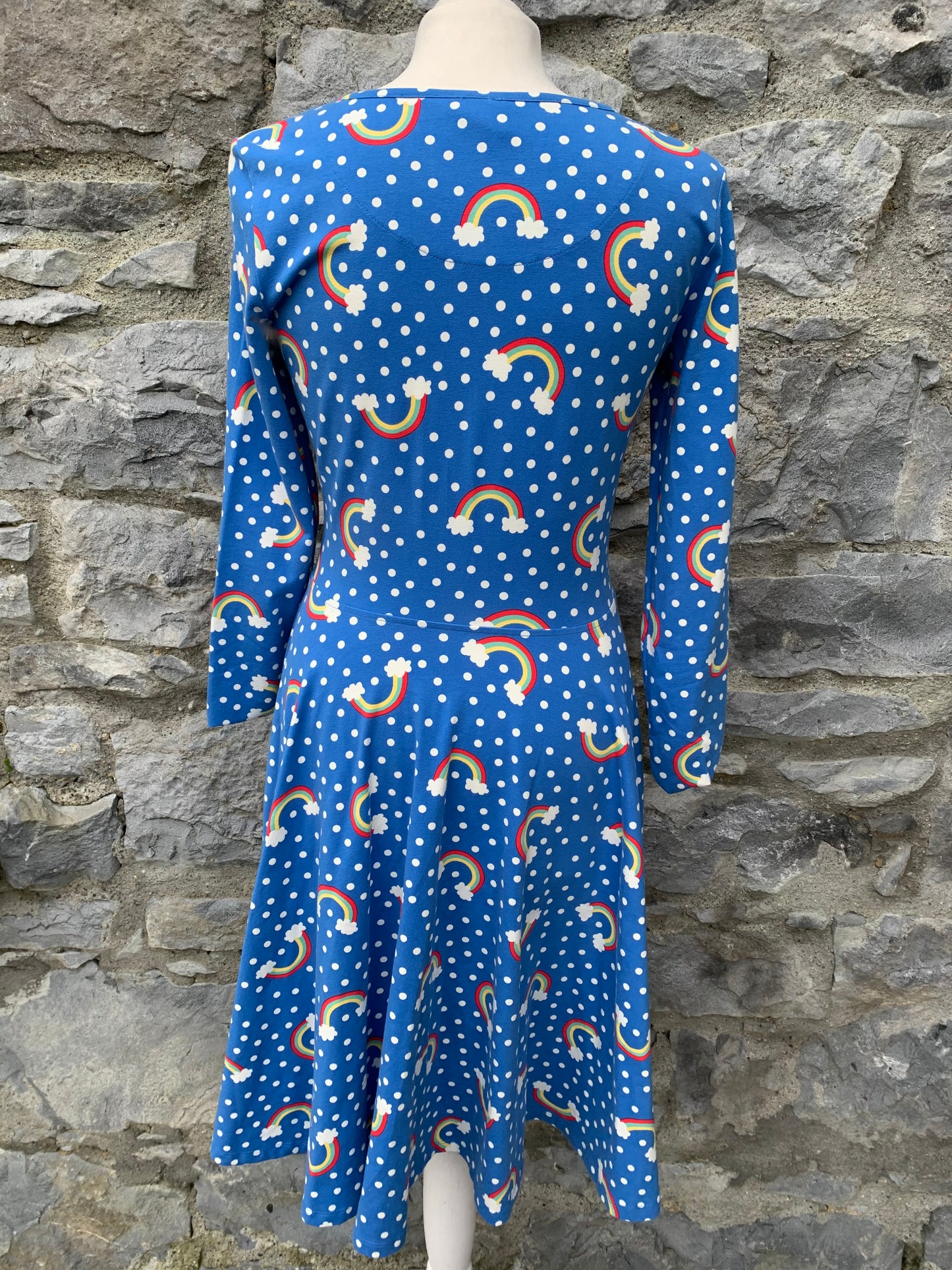 Rainbow skater dress uk 10