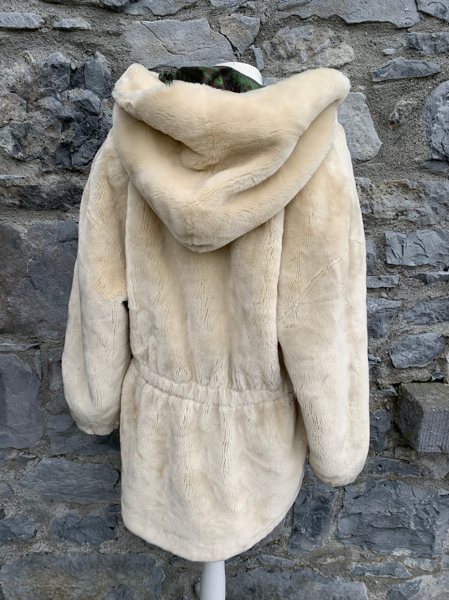 Cream teddy bear coat uk 10-14