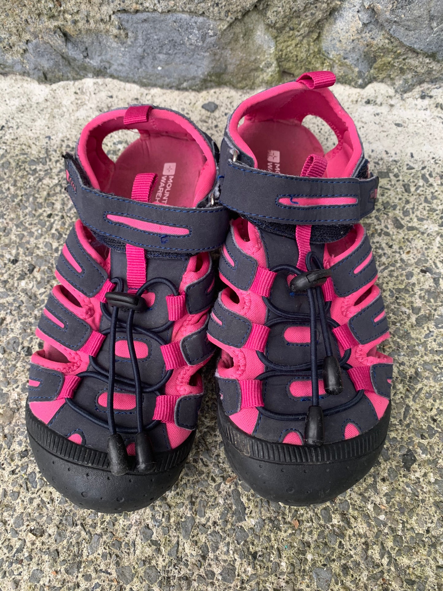 Grey&pink sandals uk 1 (eu 33)