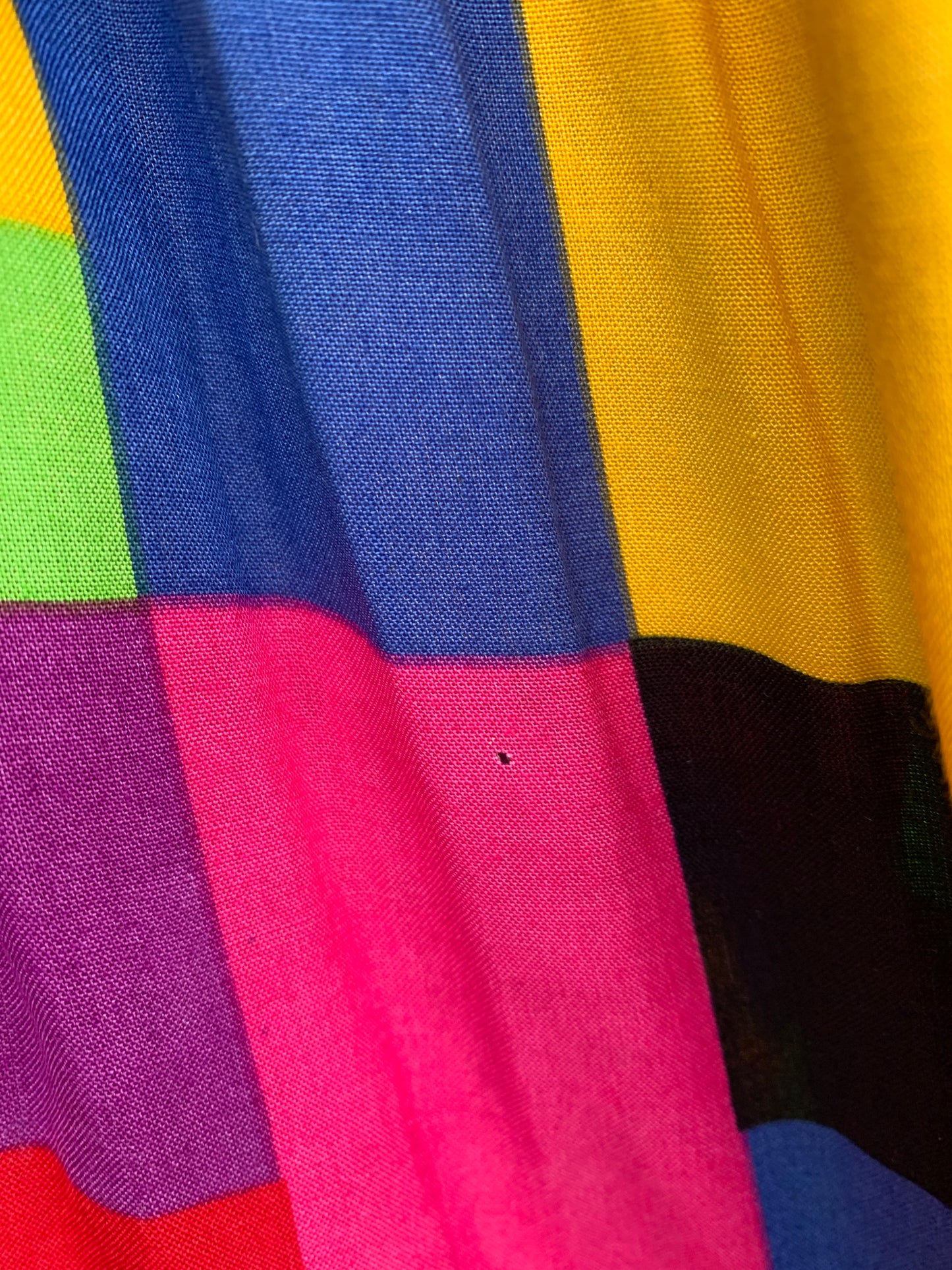 Colourful squares skirt uk 6