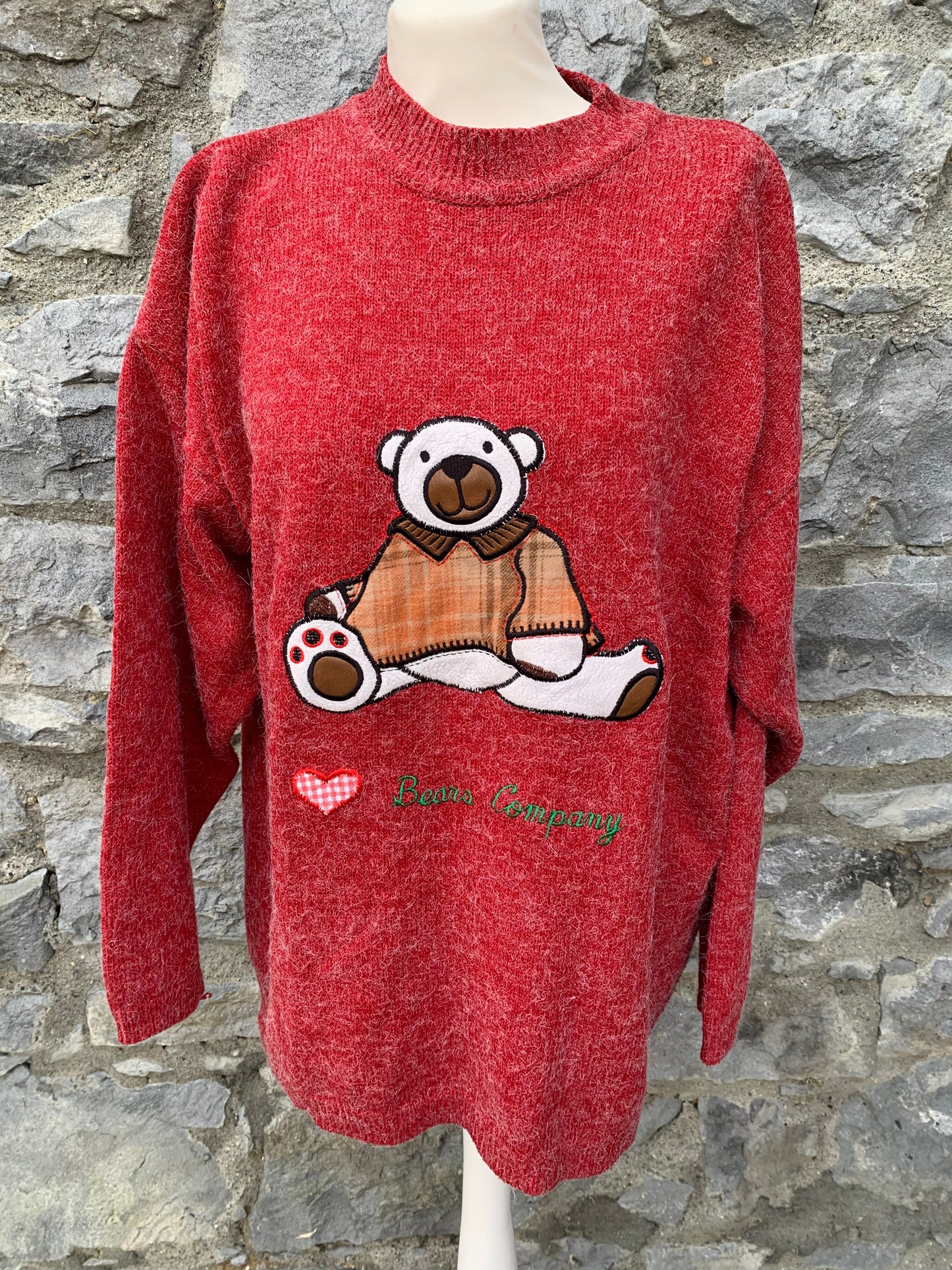 80s teddy bear jumper uk 10-12