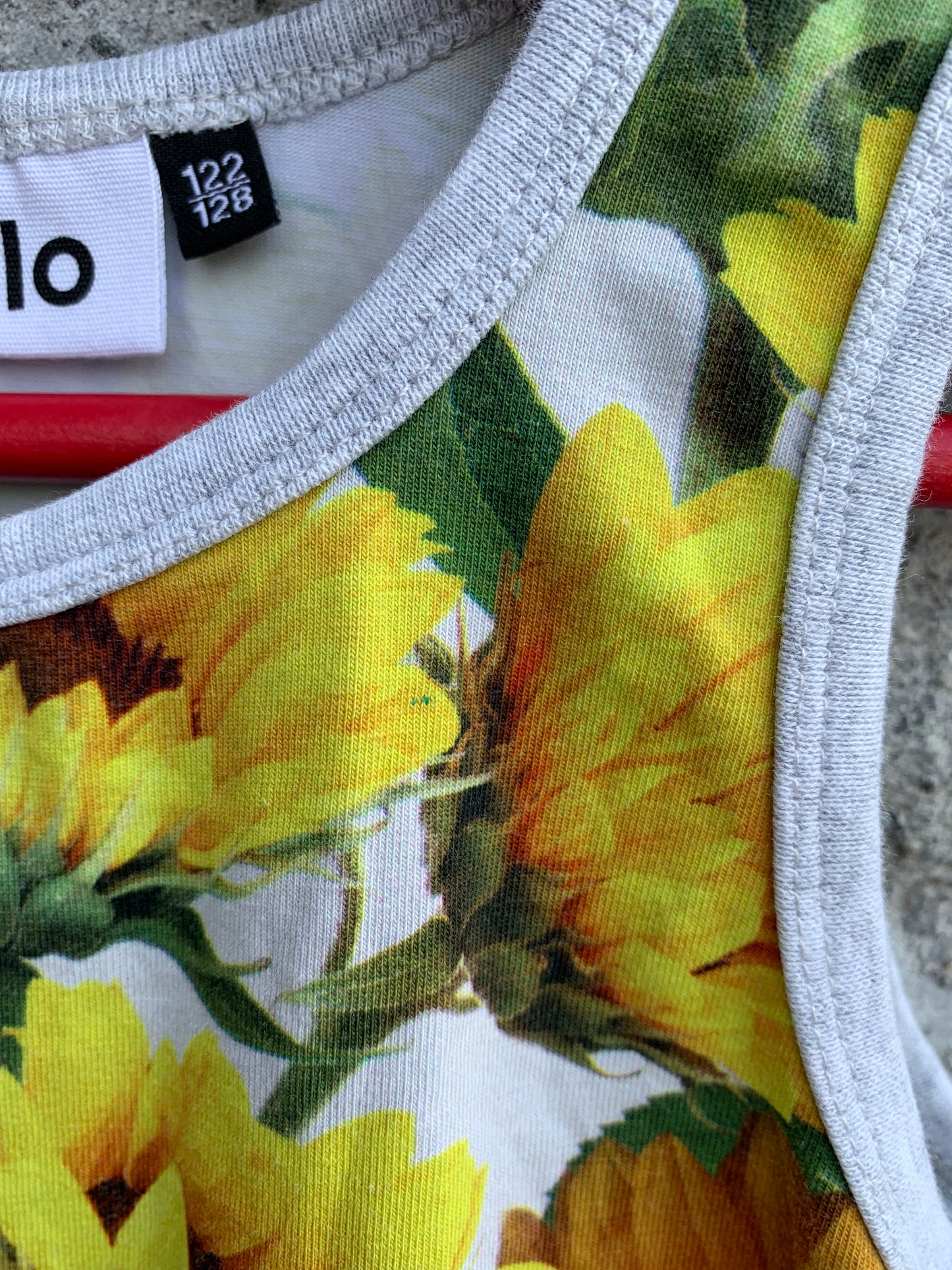 Sunflowers top 6y (116cm)