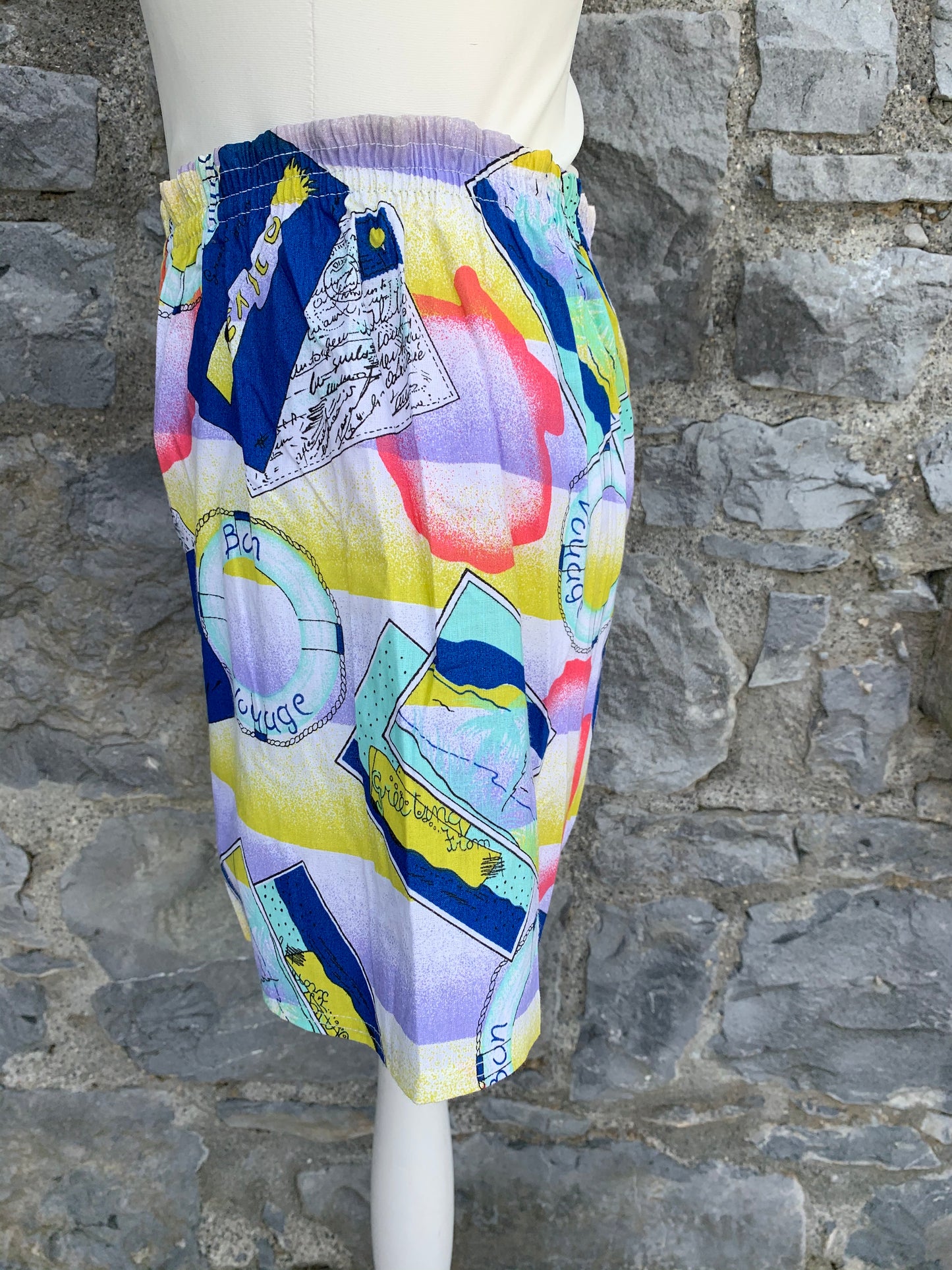 Yellow beach shorts uk 8