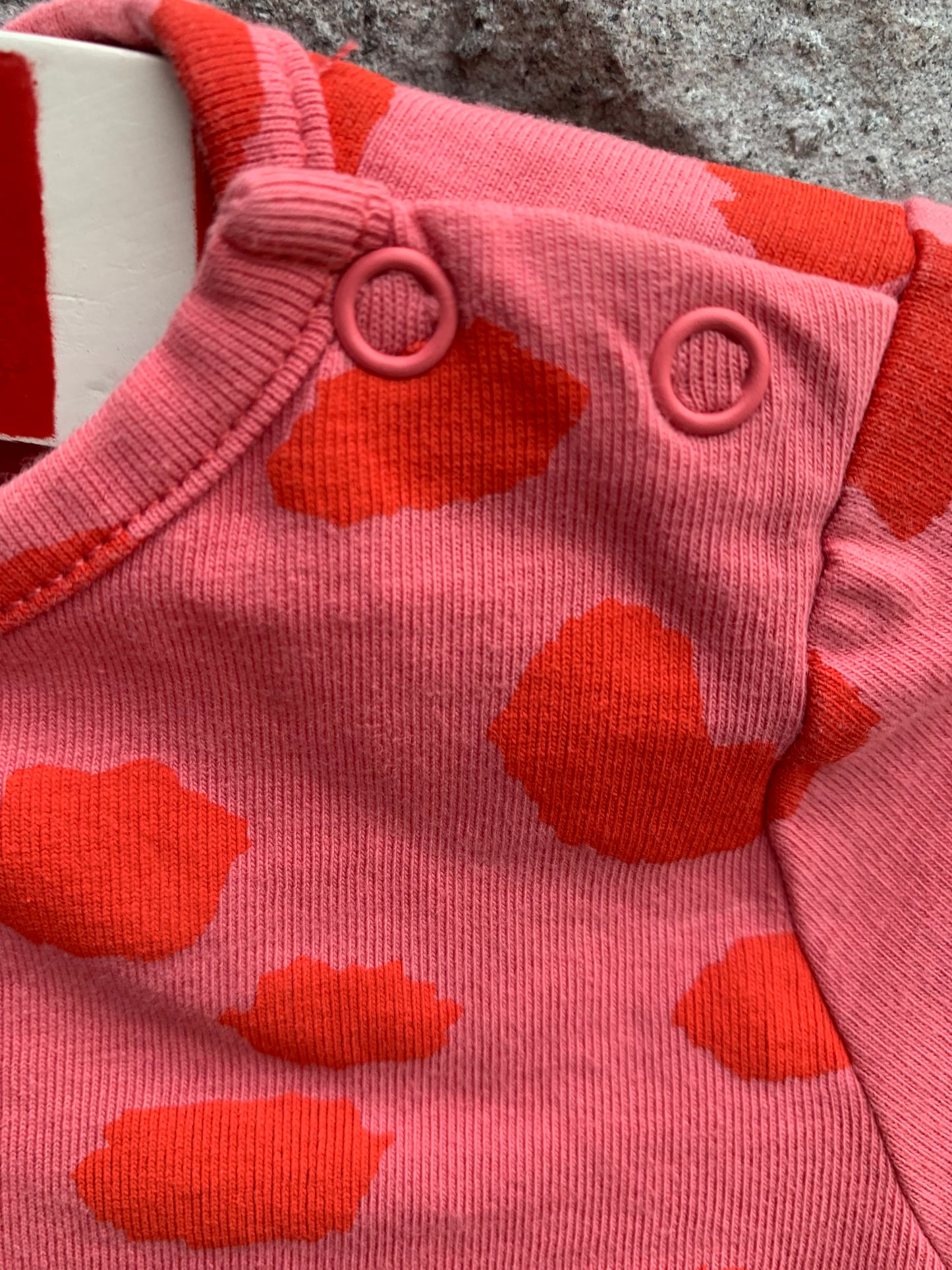 Pink spotty set 4-6m (62-68cm)