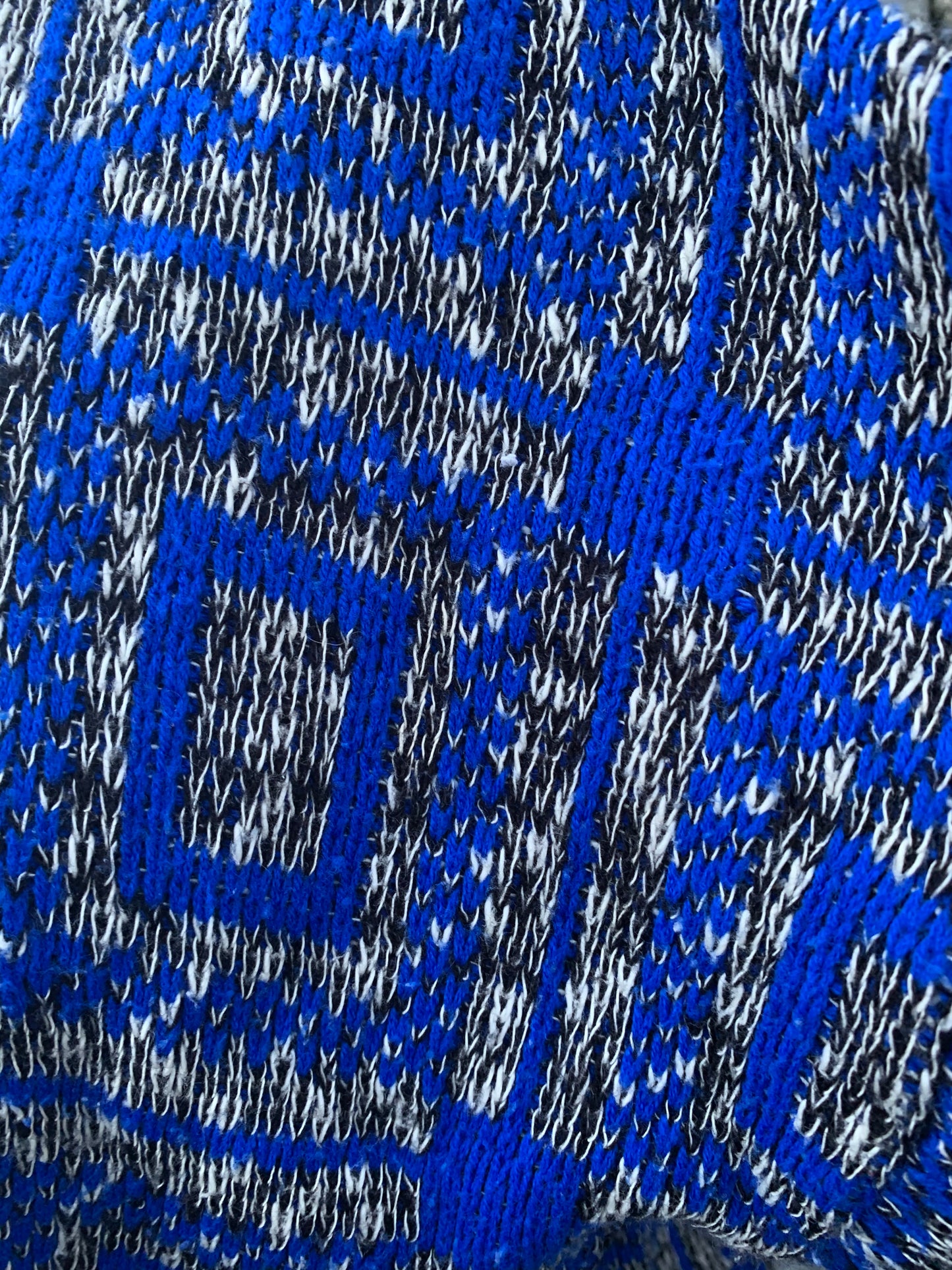Geometric blue cardigan uk10-12