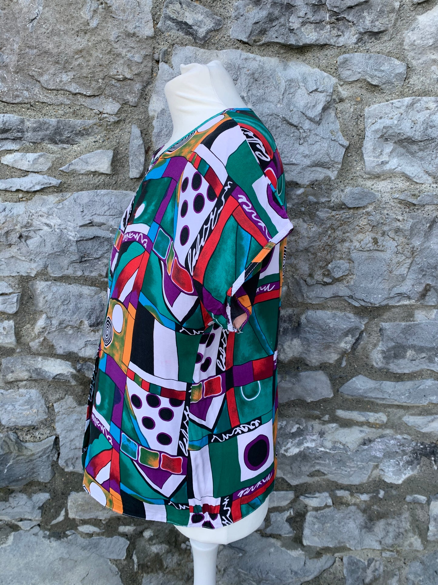 80s abstract top uk 10-12