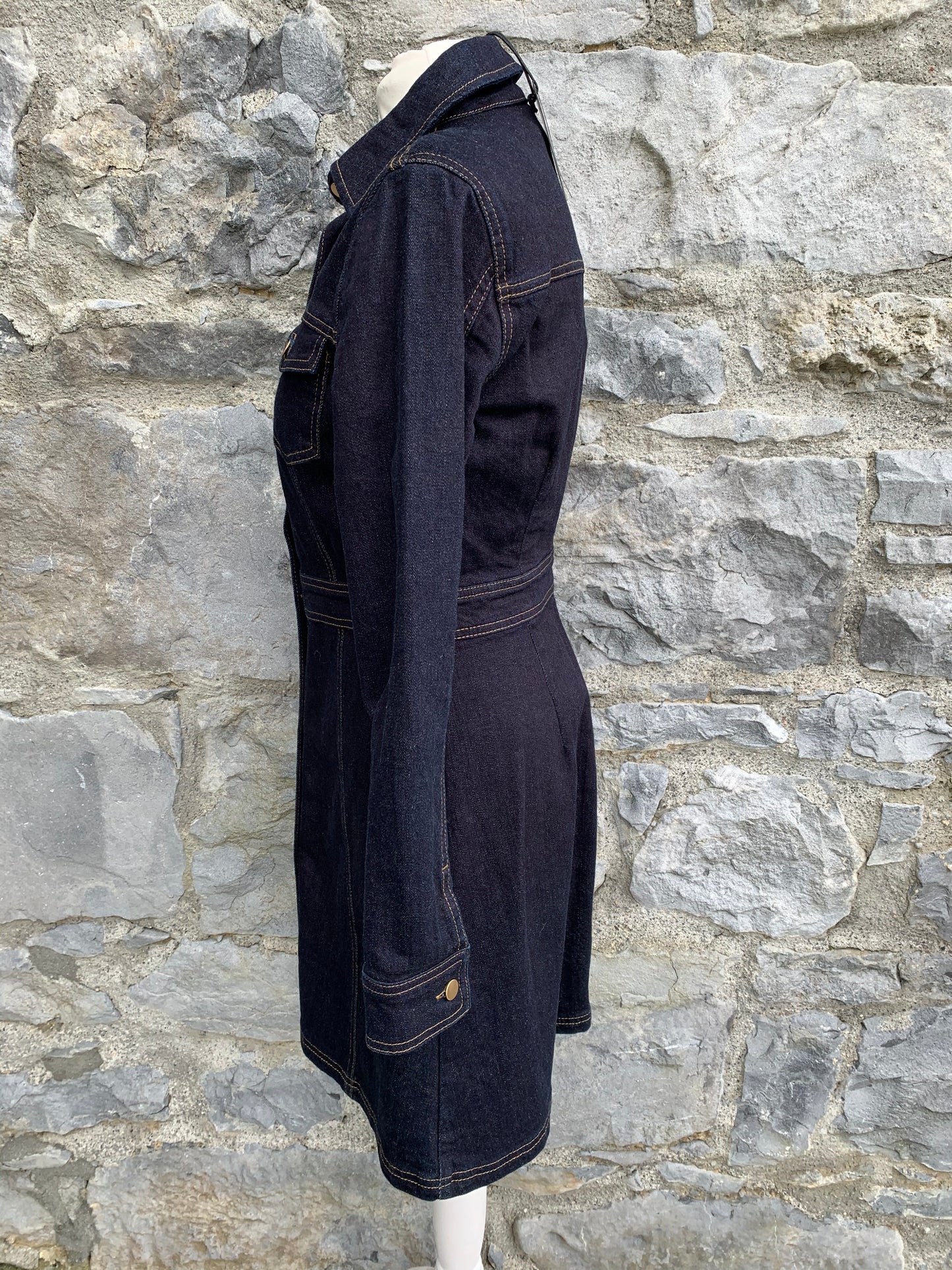 Navy denim dress uk 8