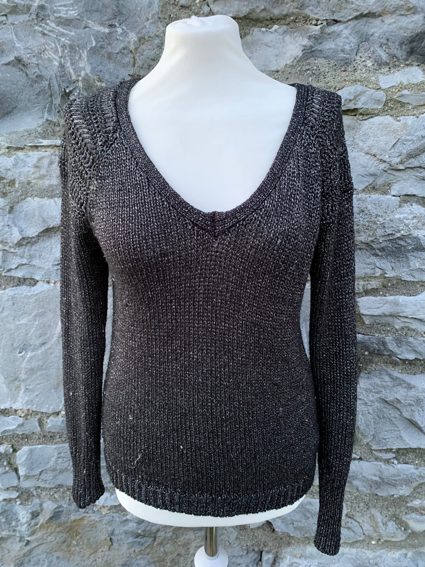 Sparkly pointelle jumper uk 8-10