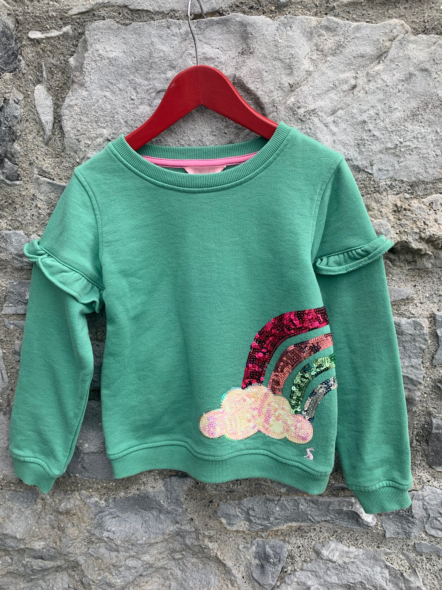 Sweatshirt with sequins 7y (122cm)