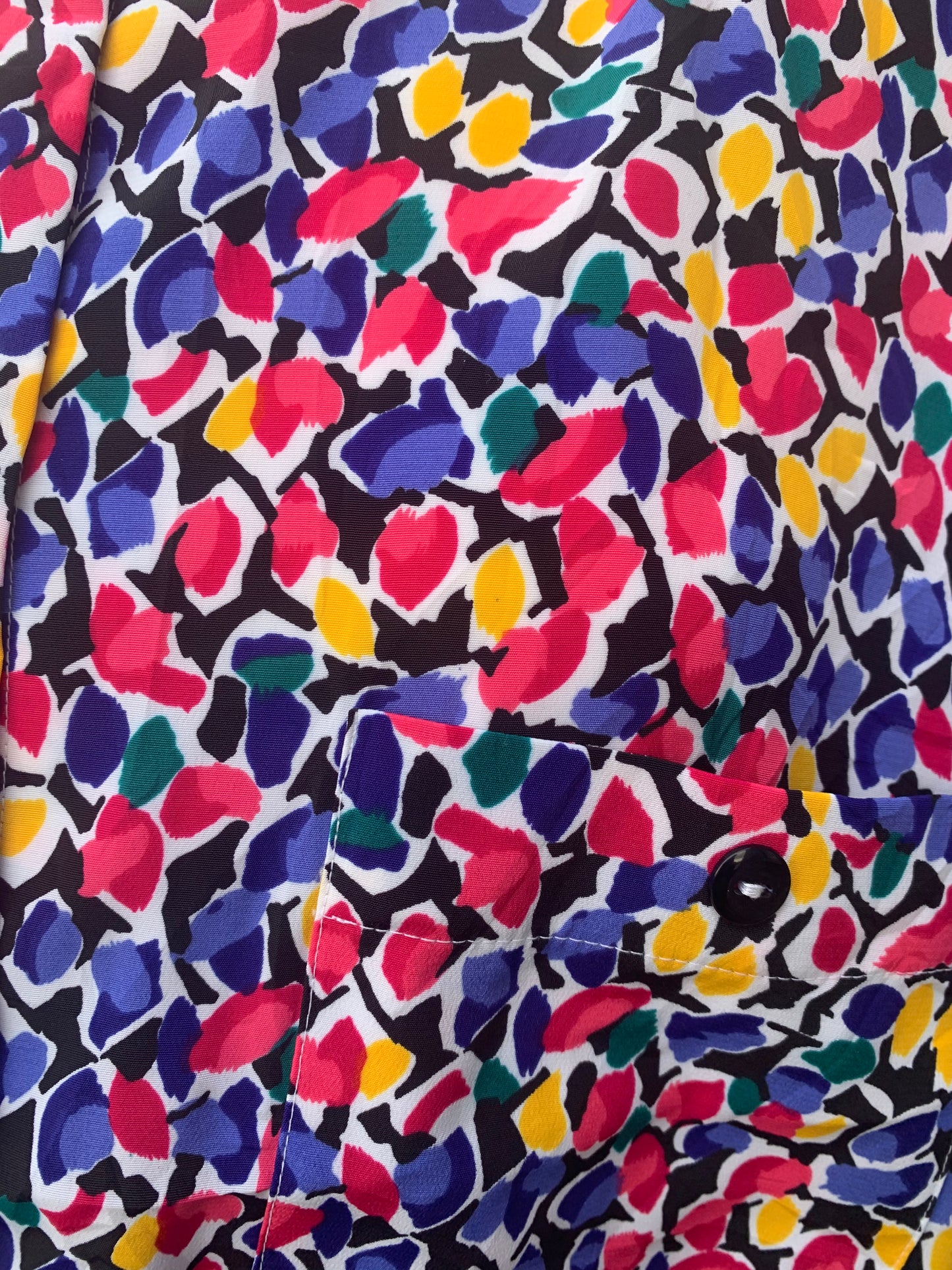 Liz Roberts 80s midi floral dress uk 16