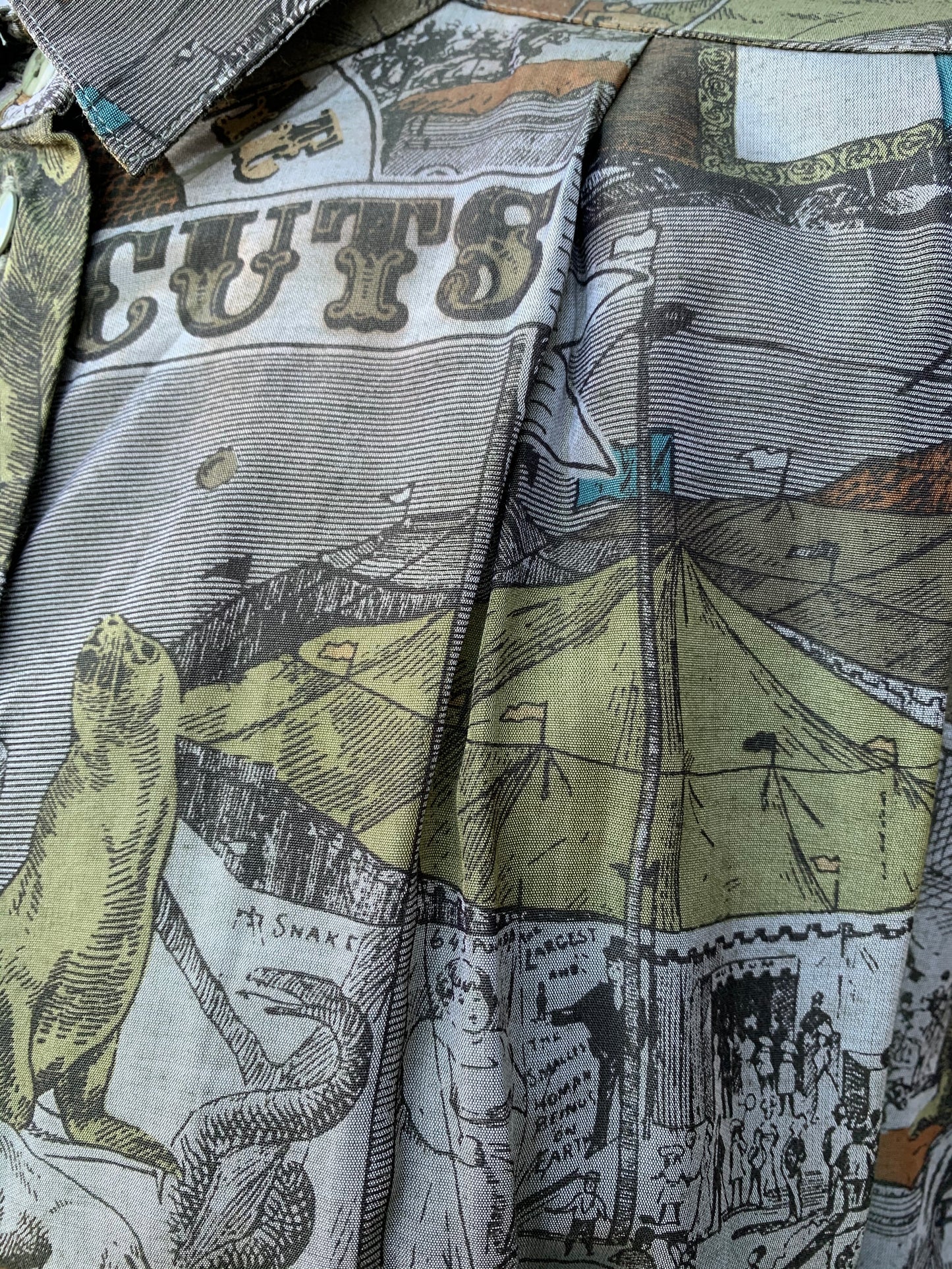 Pierre Franck 80s circus blouse uk 8