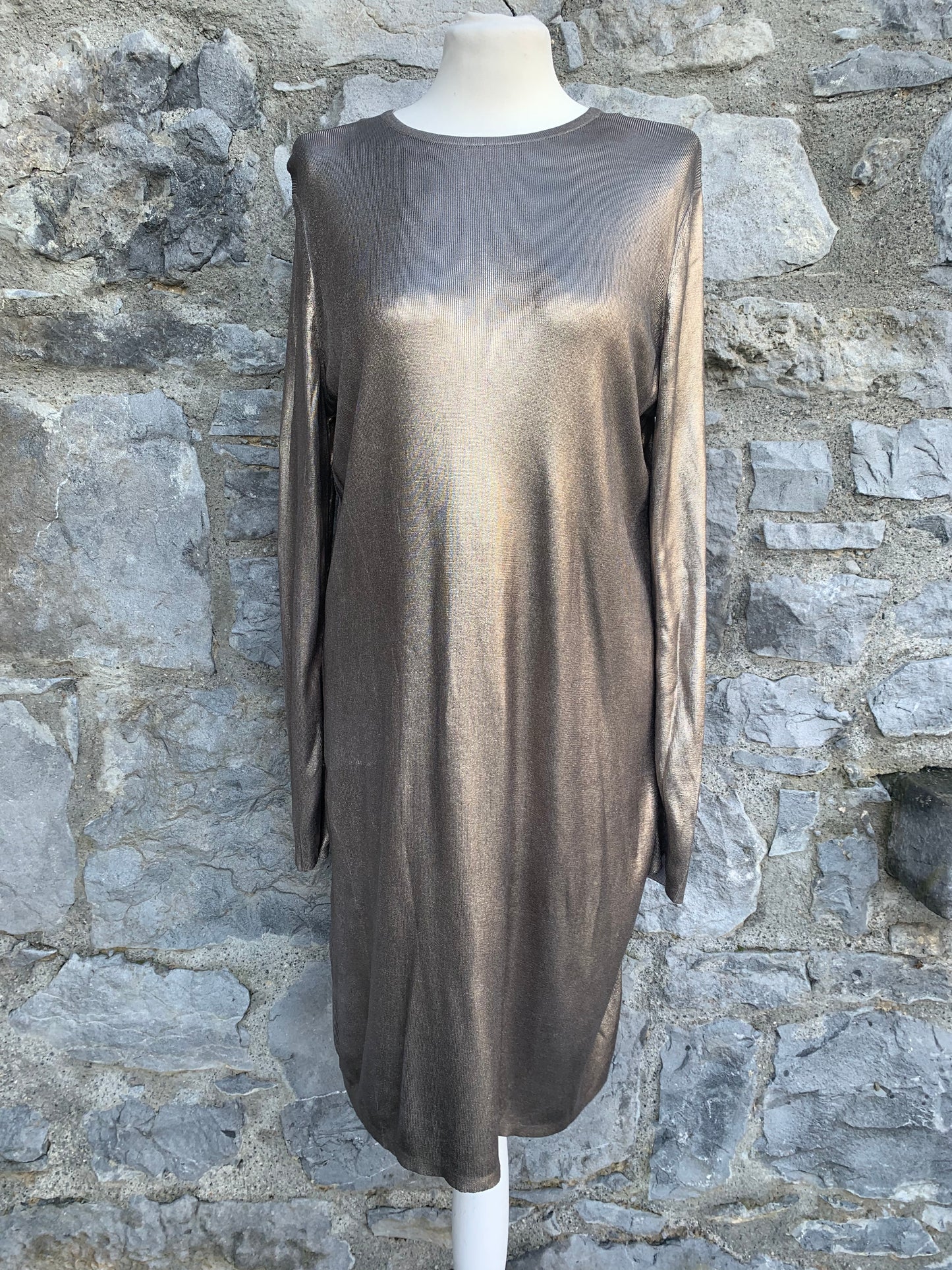 Gold dress uk 12
