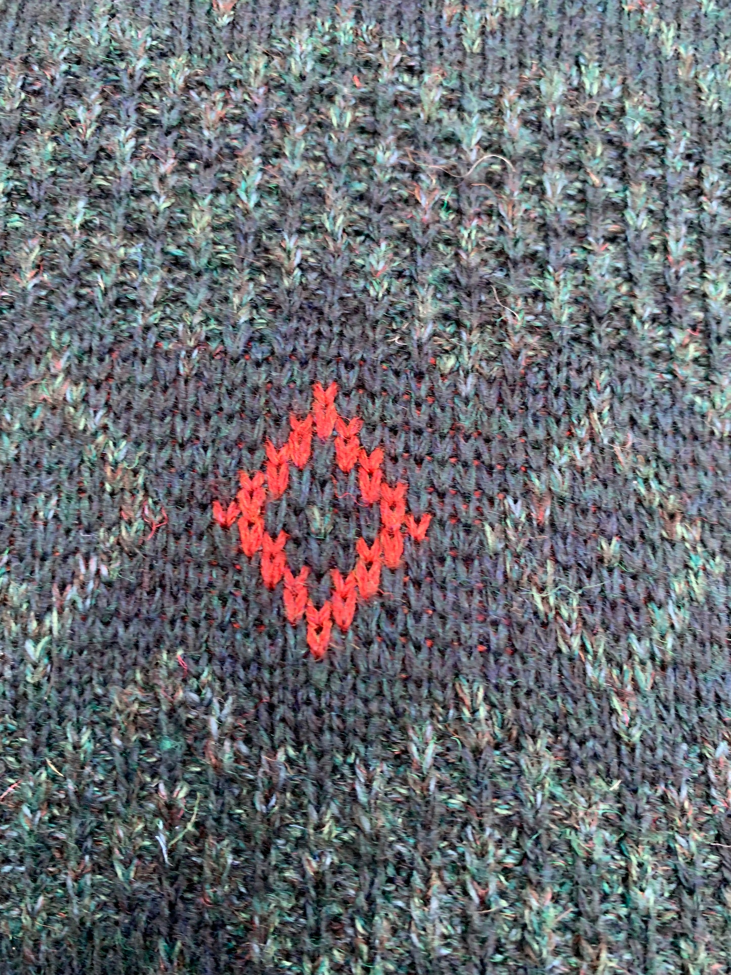 90s M&S charcoal diamonds jumper Small