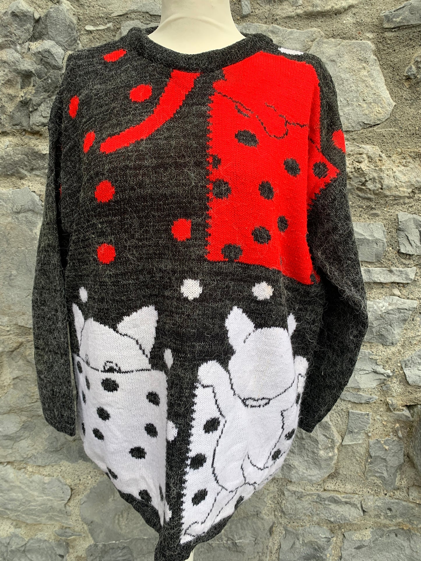 80s playful kittens jumper uk 12-14