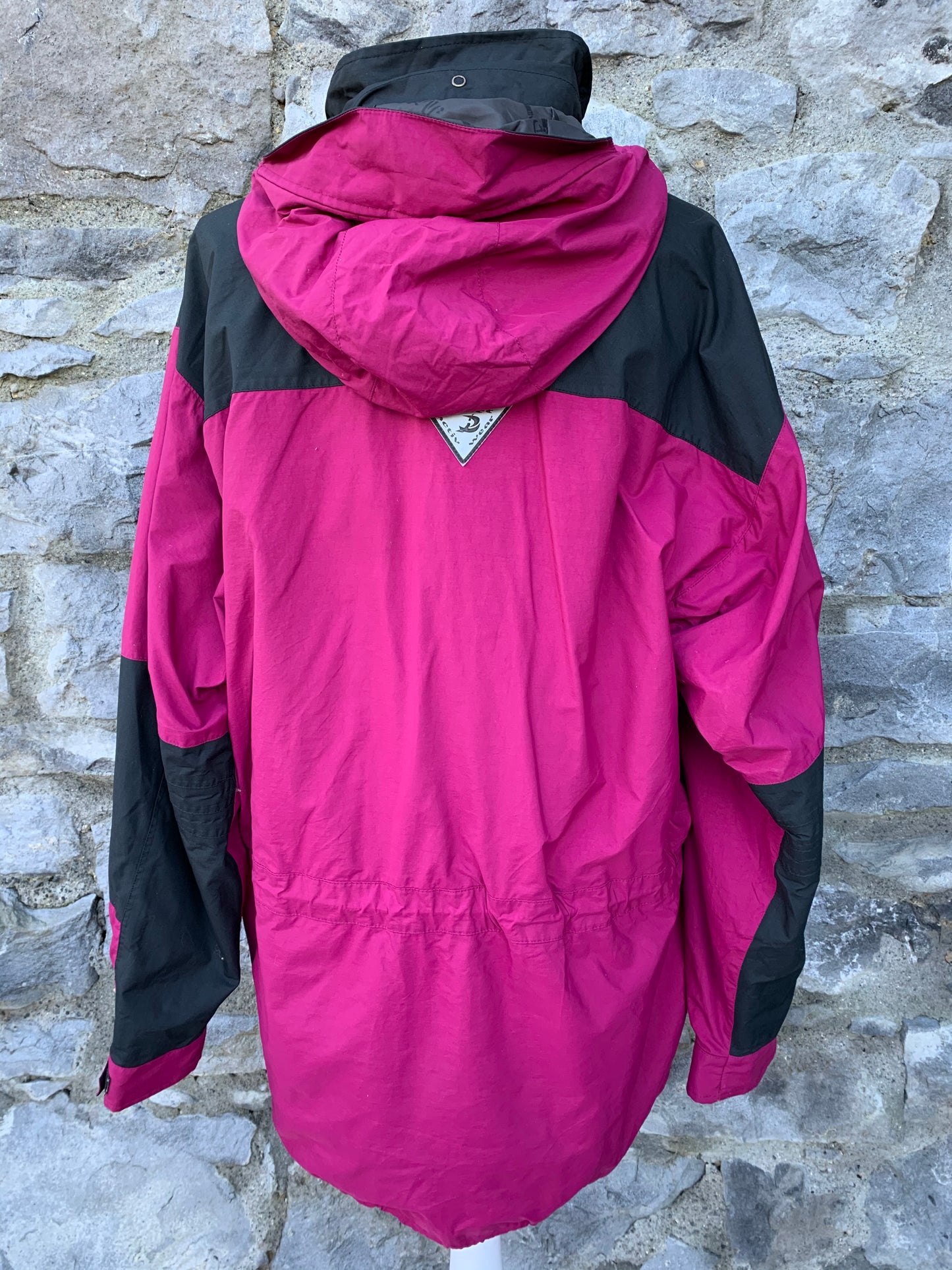 JMP 90s pink raincoat Large