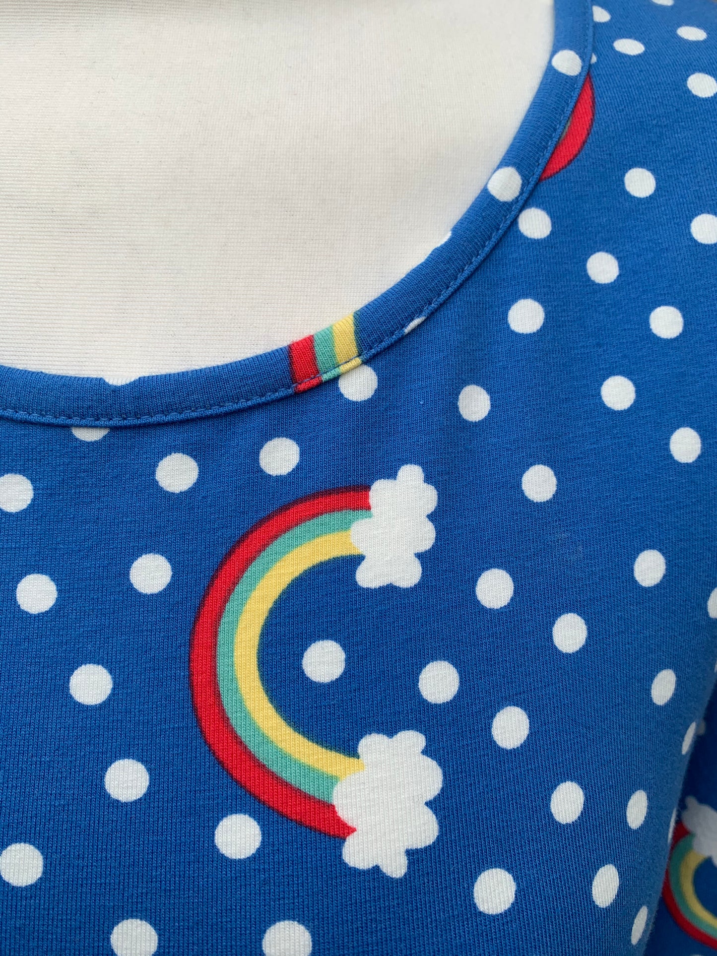 Rainbow skater dress uk 10
