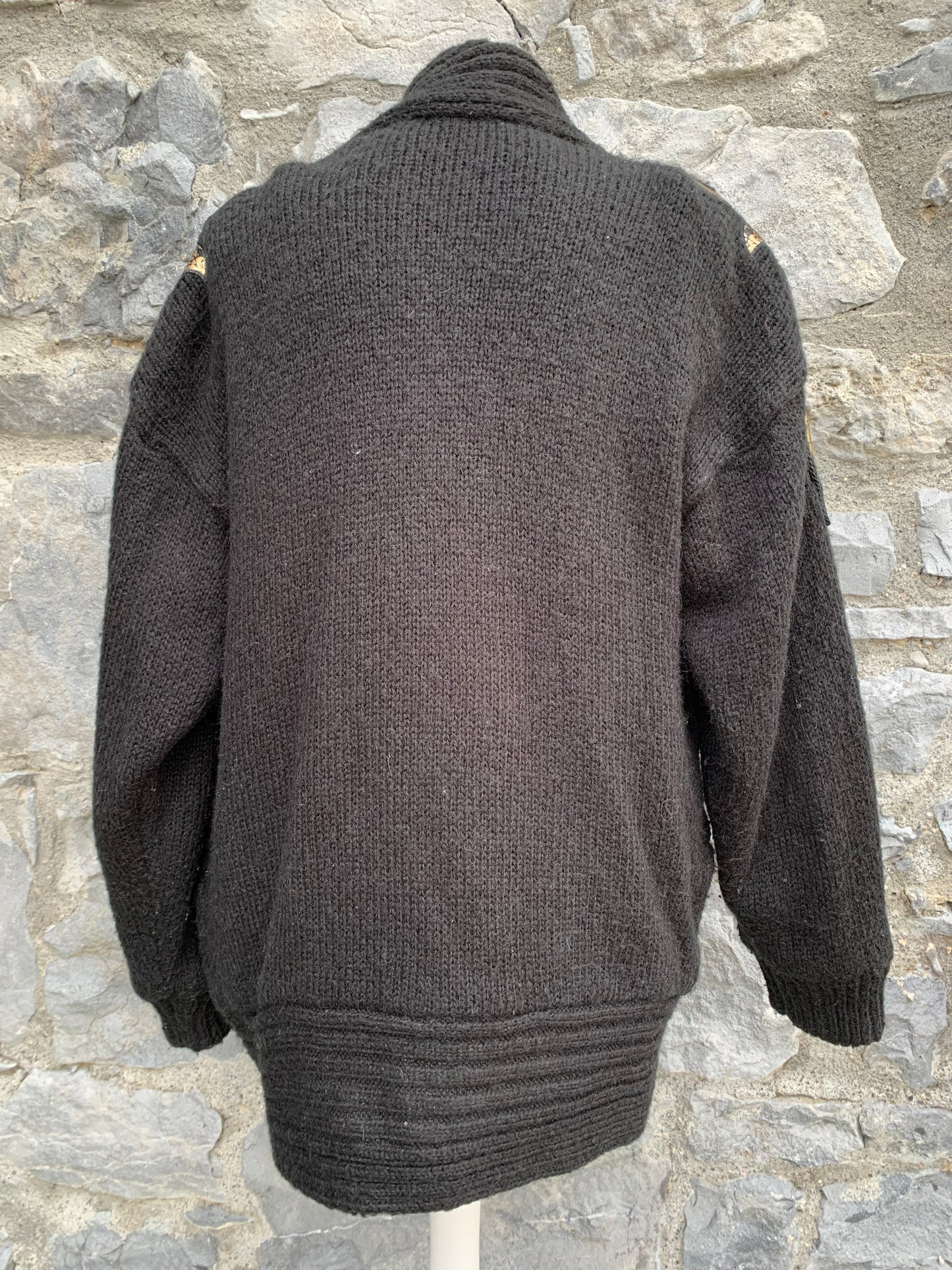 Black embroidered cardigan uk 10-14