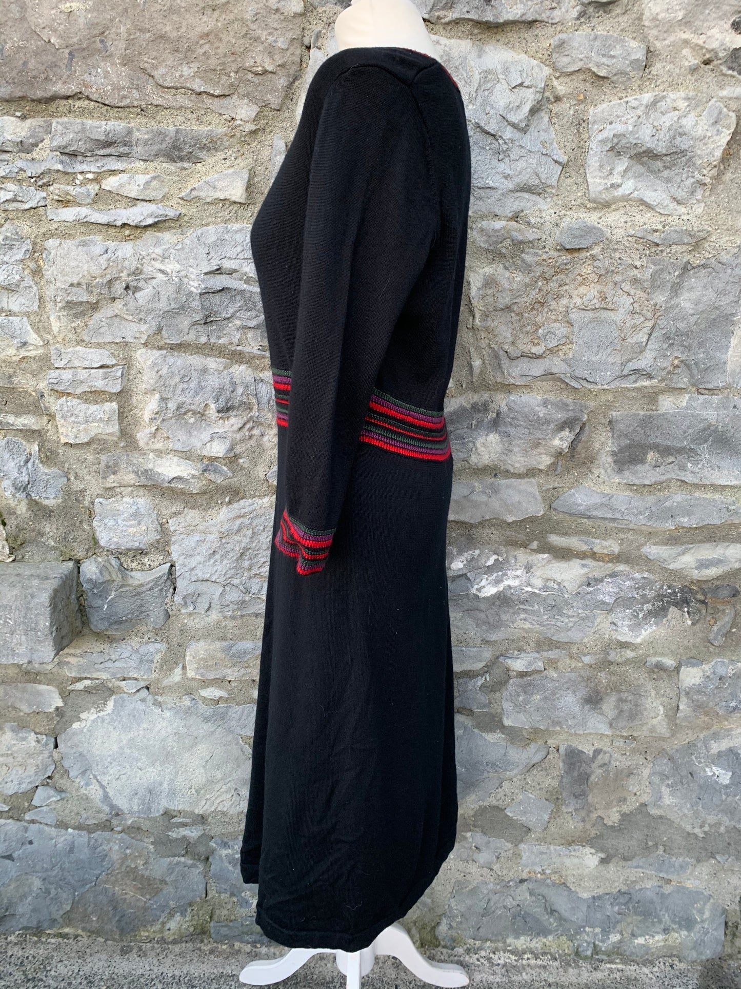 Black dress with rainbow waist uk 12-14