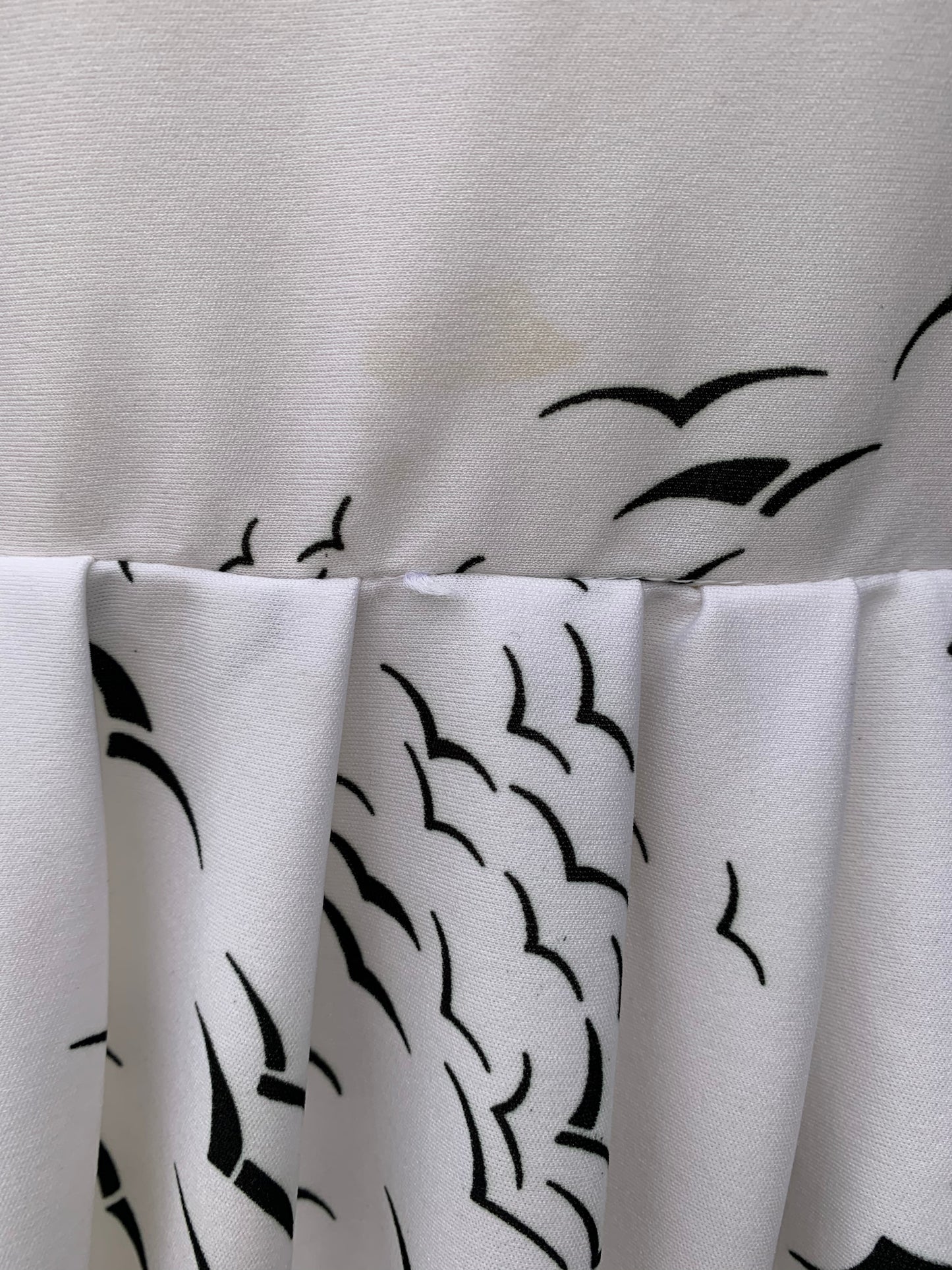Ian Paters 80s white birds dress uk 12