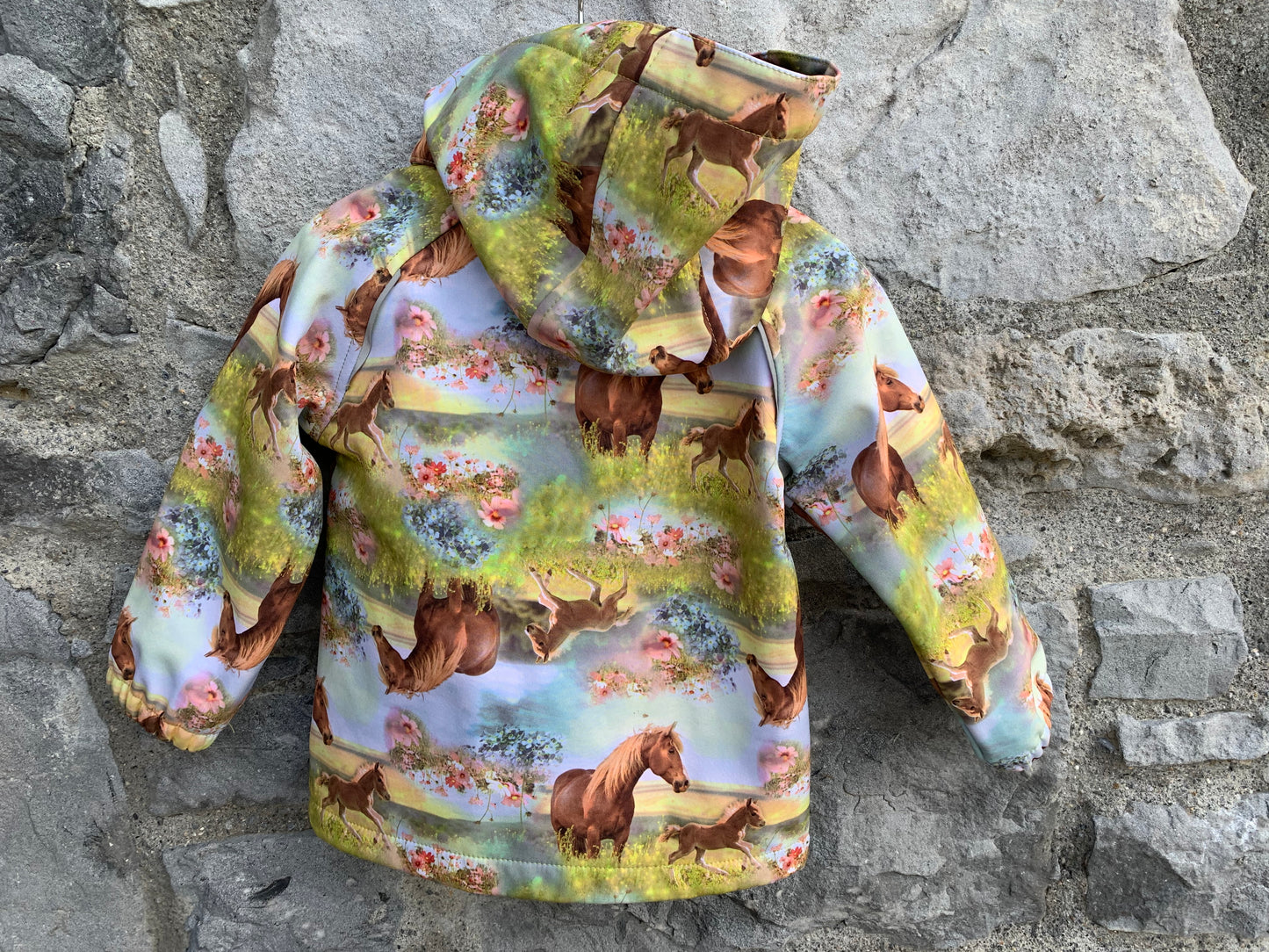 Soft shell horses jacket 9-12m (74-80cm)