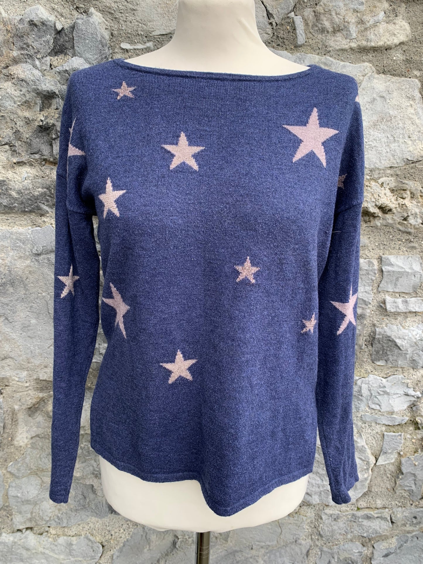 Sparkly stars jumper uk 8