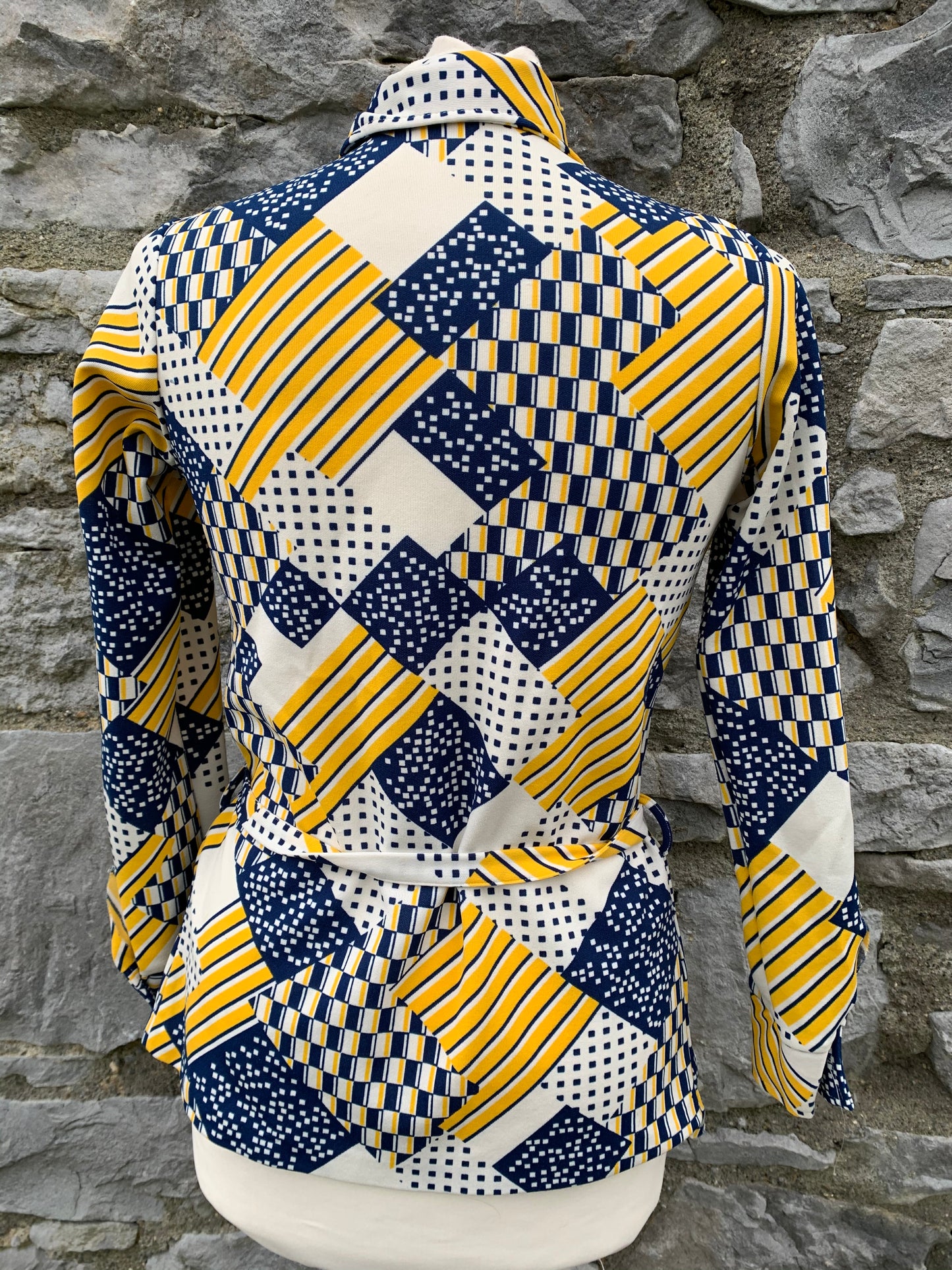 Reffi 70s polyester blouse uk 6-8