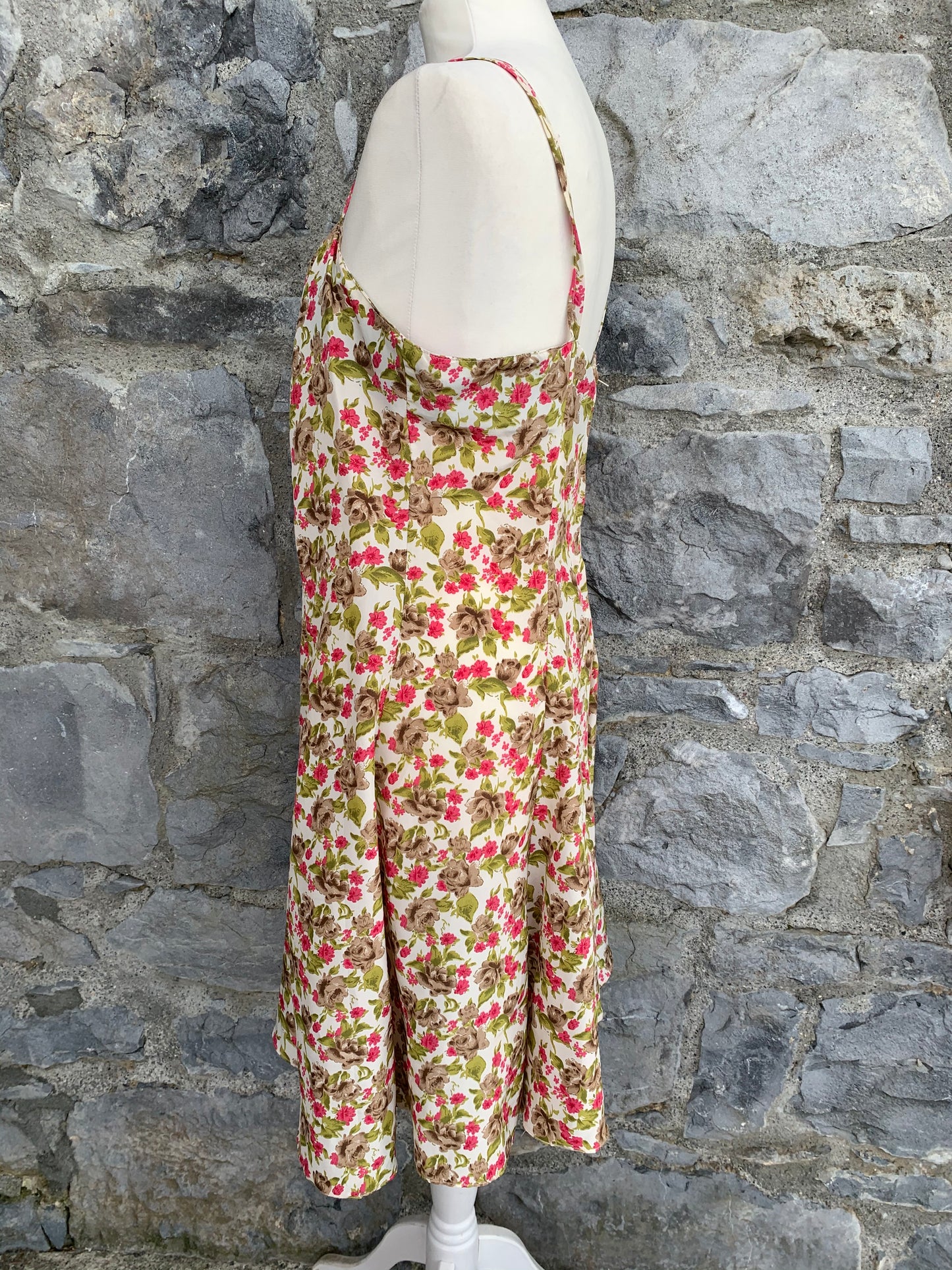 Pink&brown sun dress uk 12