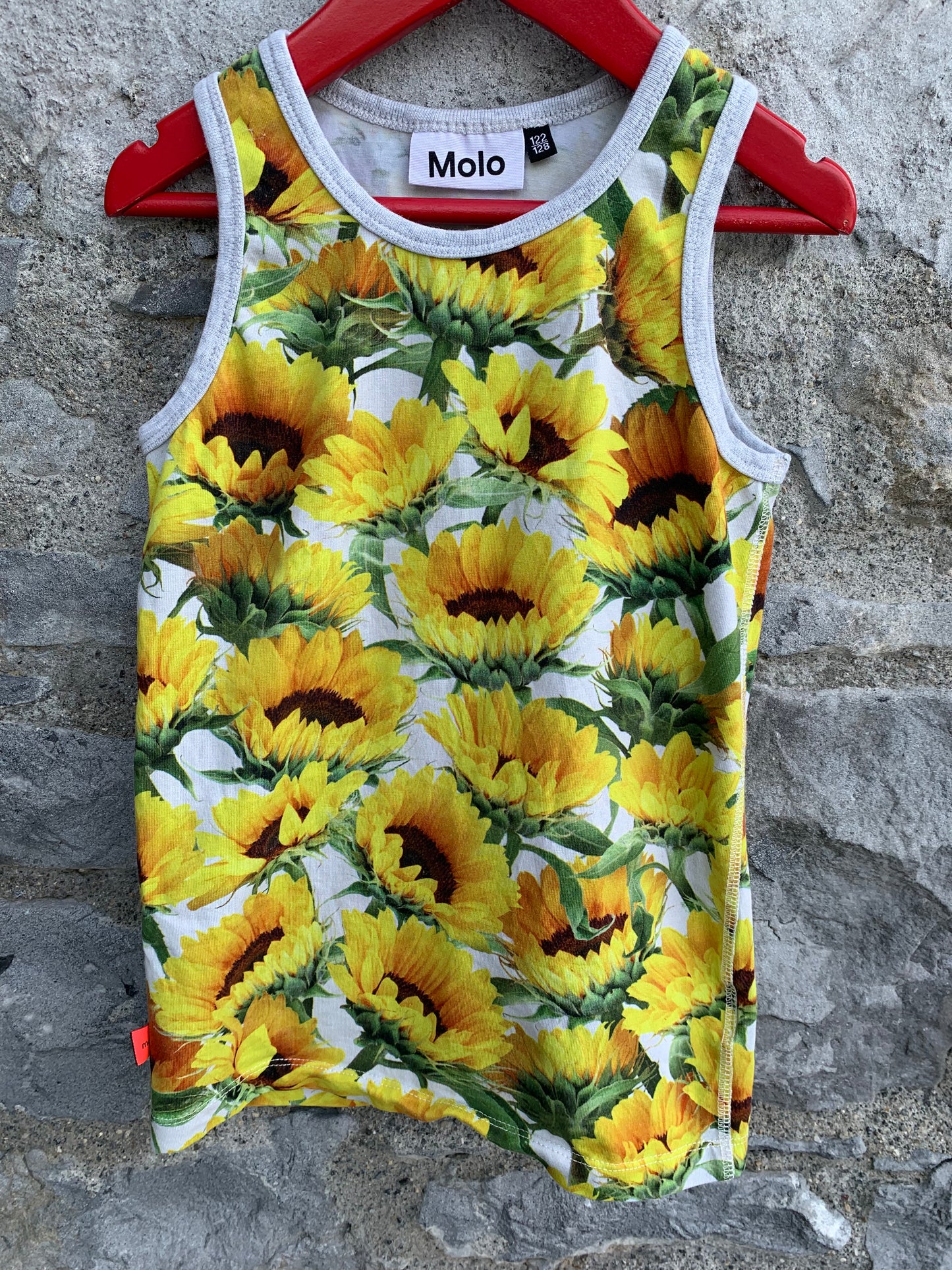 Sunflowers top 6y (116cm)