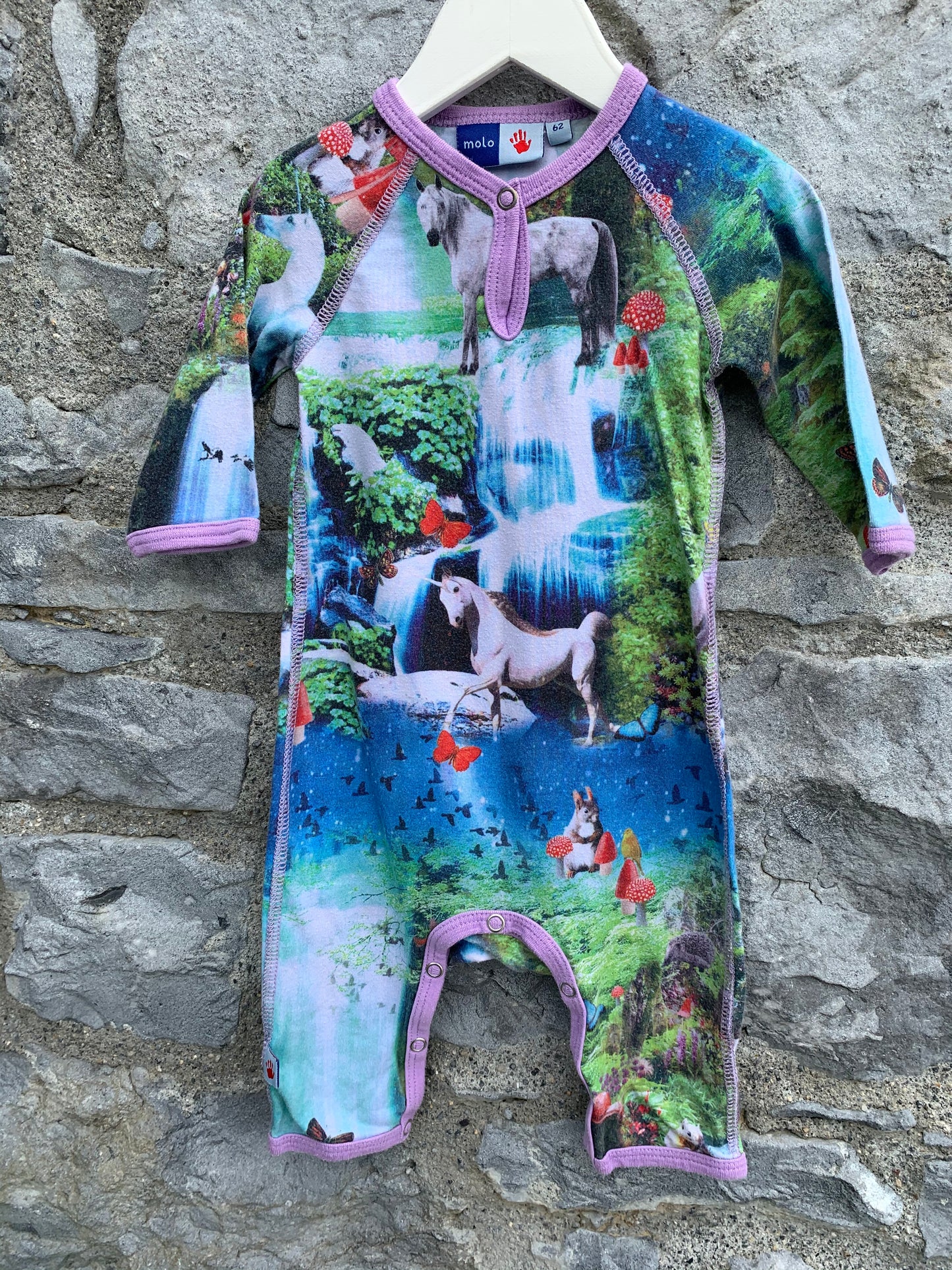 Unicorn onesie 3m (62cm)
