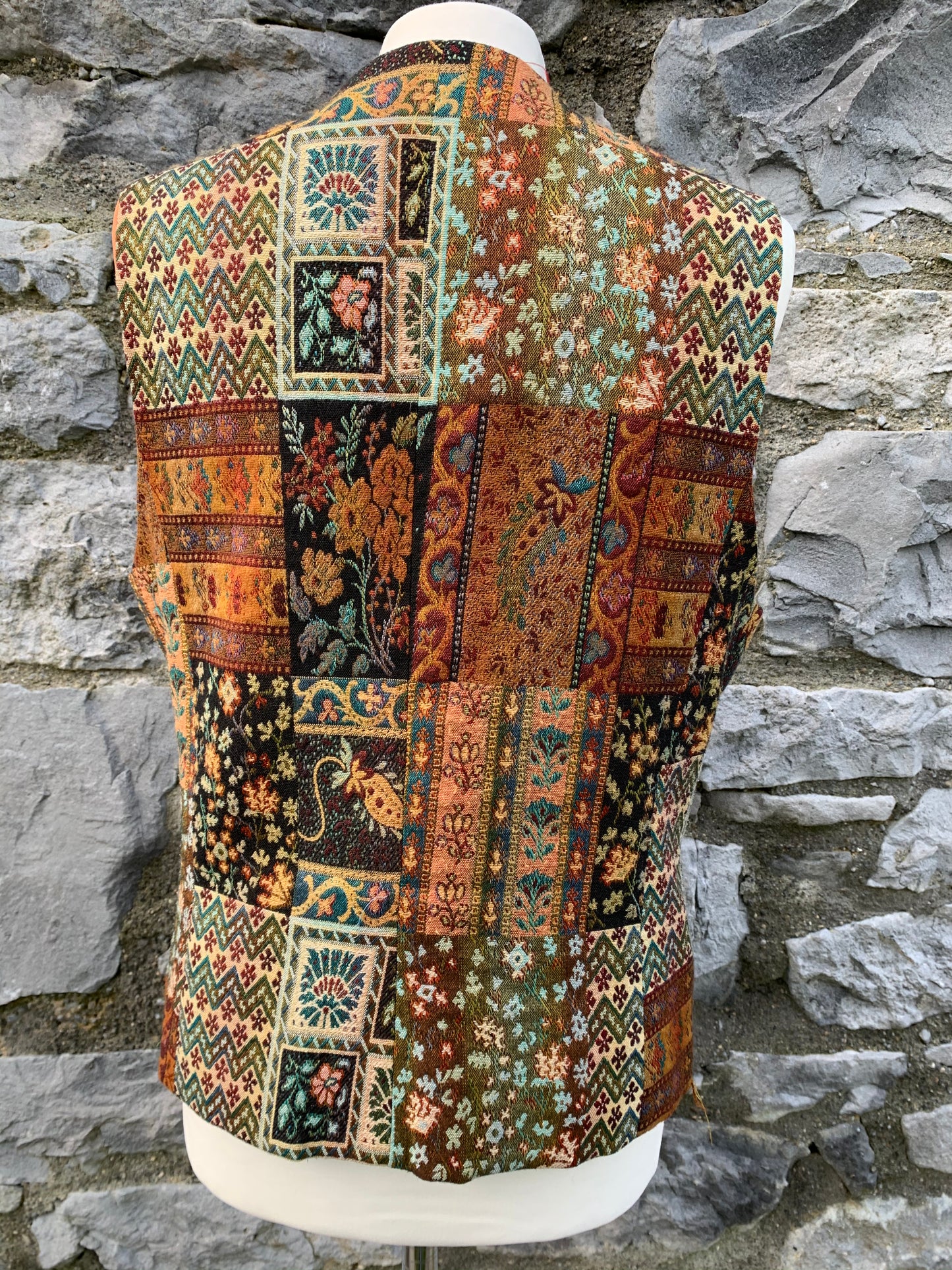 Part Two patchwork waistcoat uk 12-14