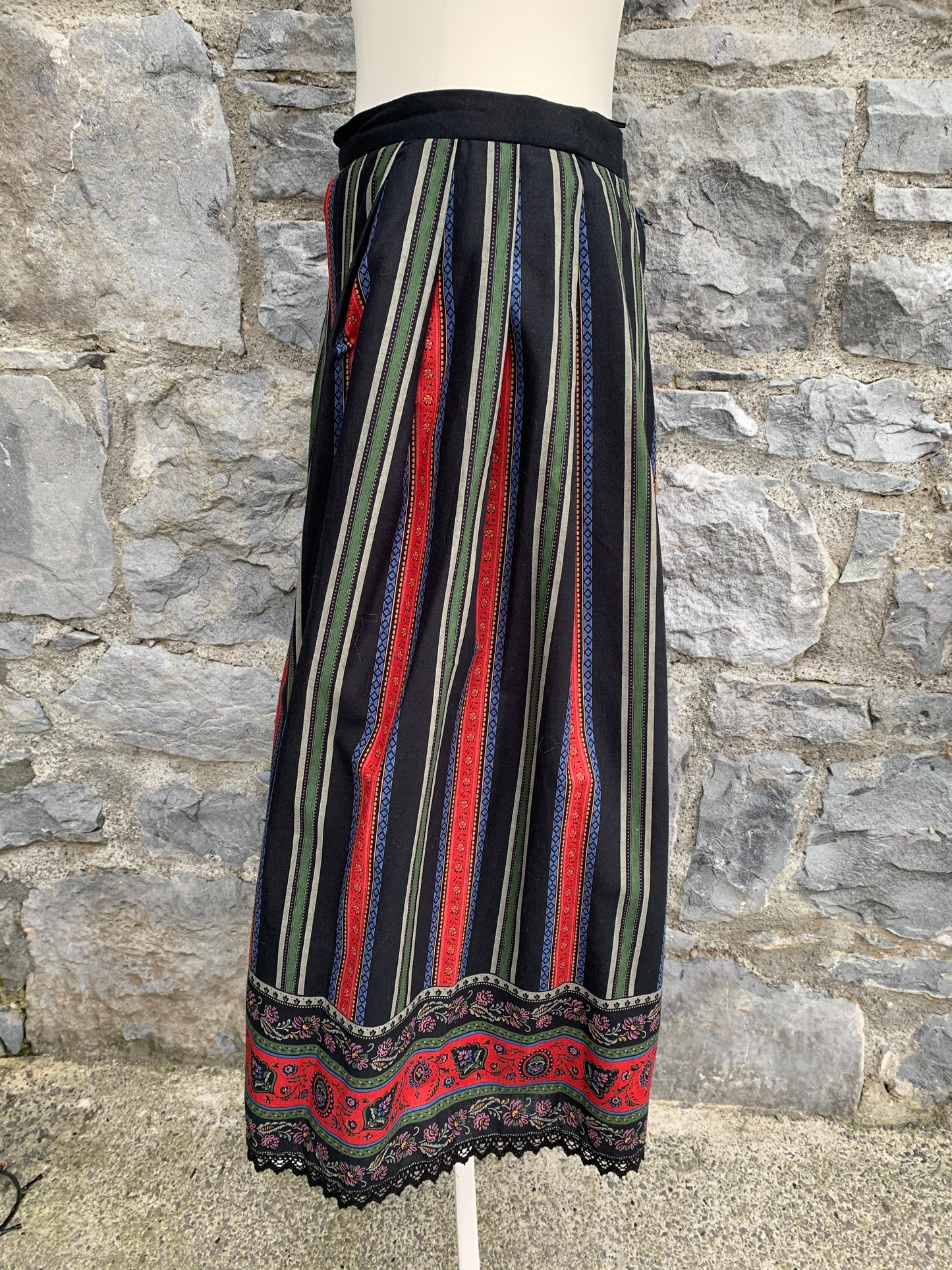 80s folk skirt uk 12
