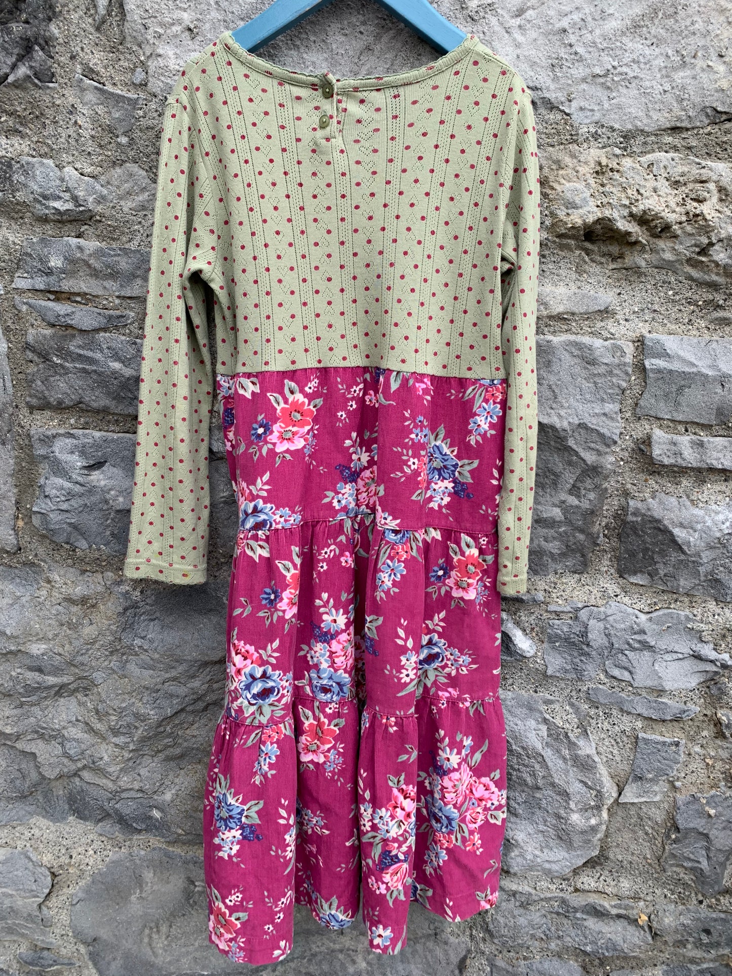 Two tone floral dress 6-7y (116-122cm)