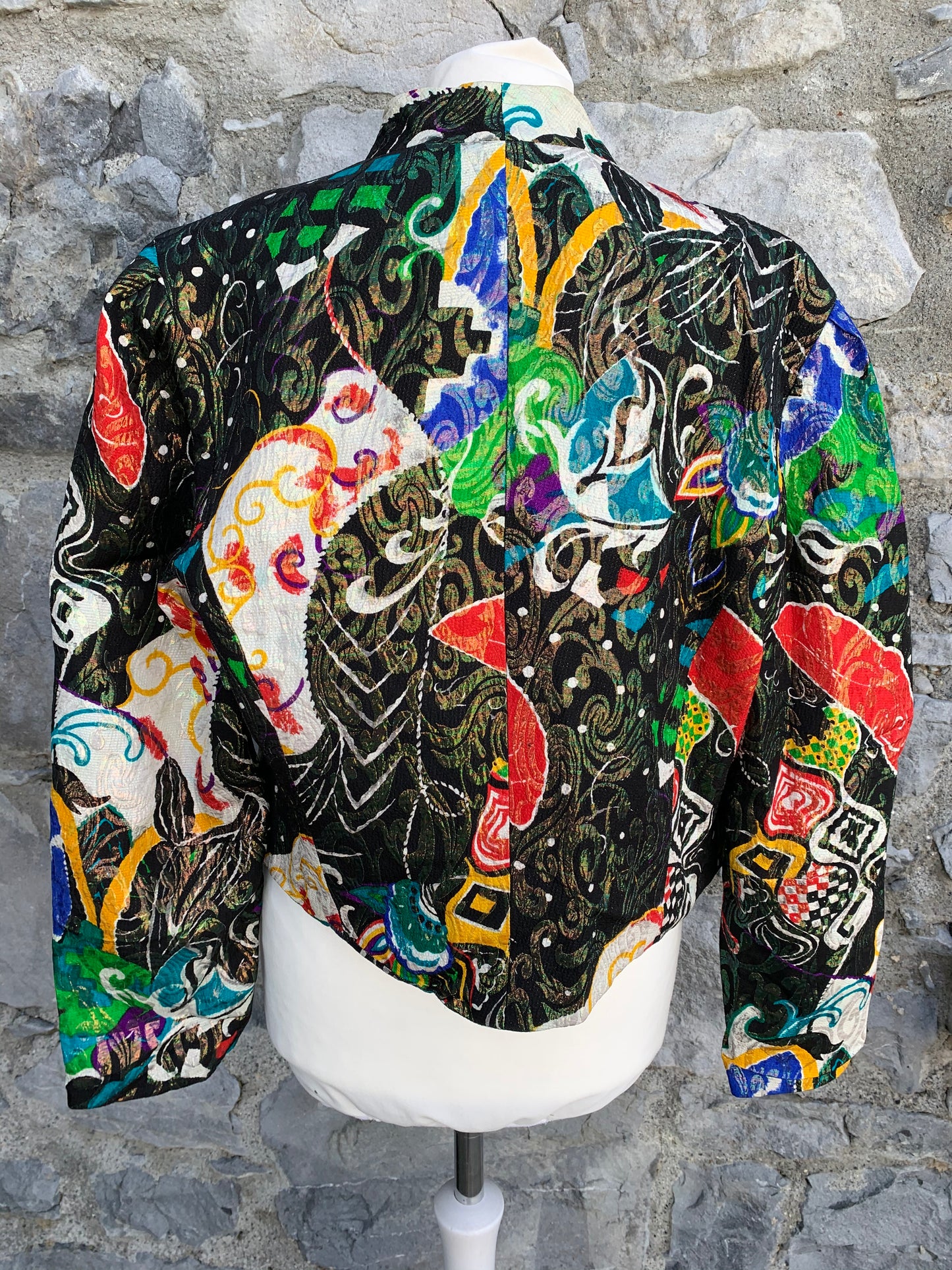Sporting dress 80s kitsch jacket uk 14