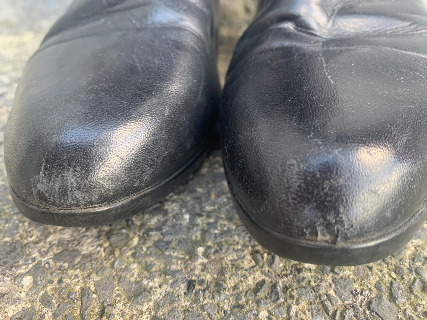 80s brown&black boots uk 4.5 (eu 37.5)