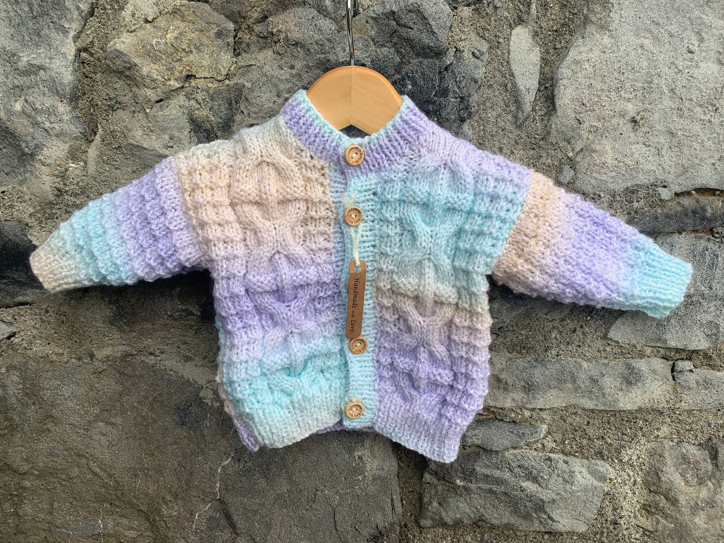 Colourful cardigan 0-3m (56-62cm)