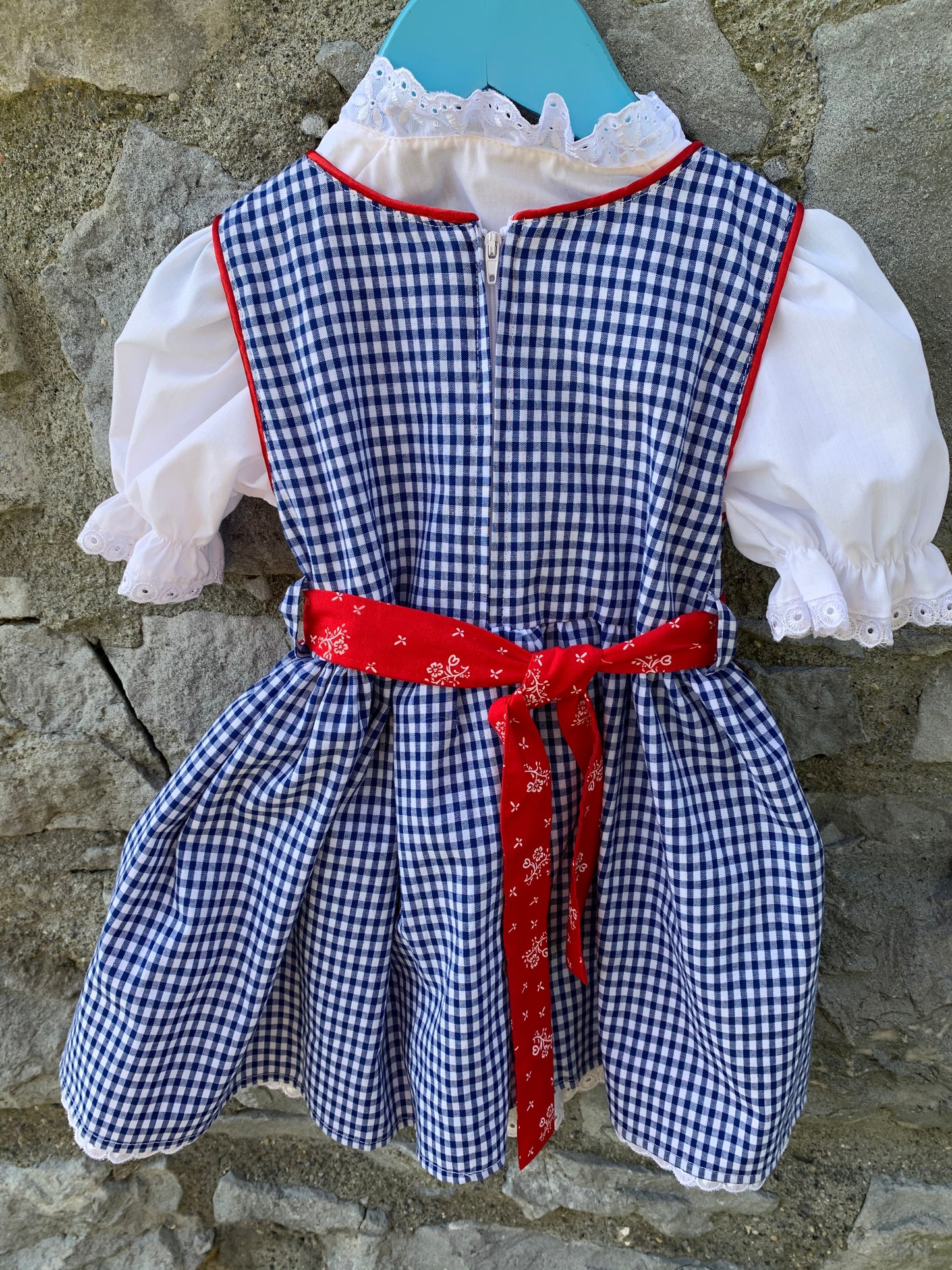 Coala folk pinafore&shirt 18-24m (86-92cm)