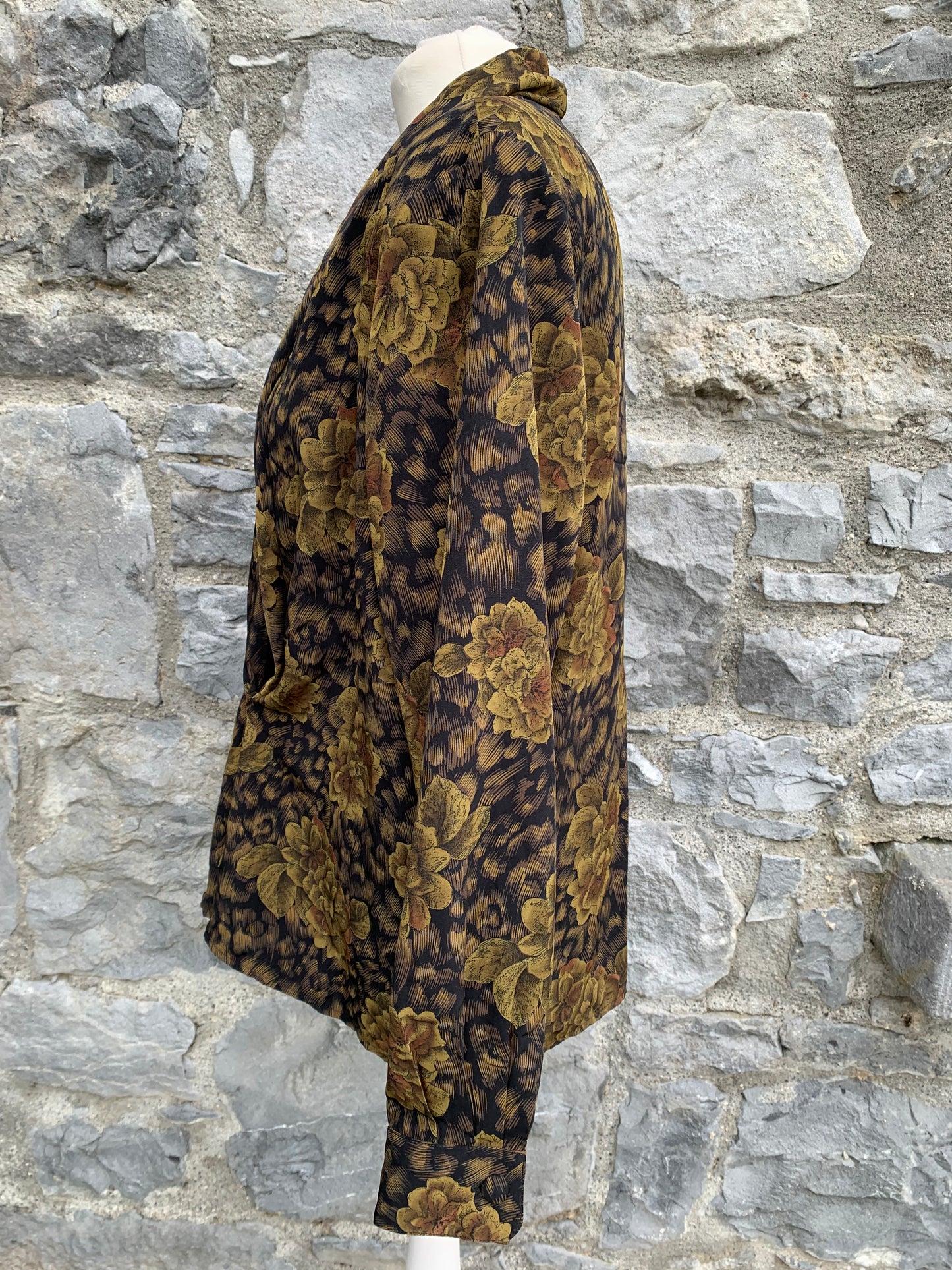 80s Autumn flowers blazer uk 14-16