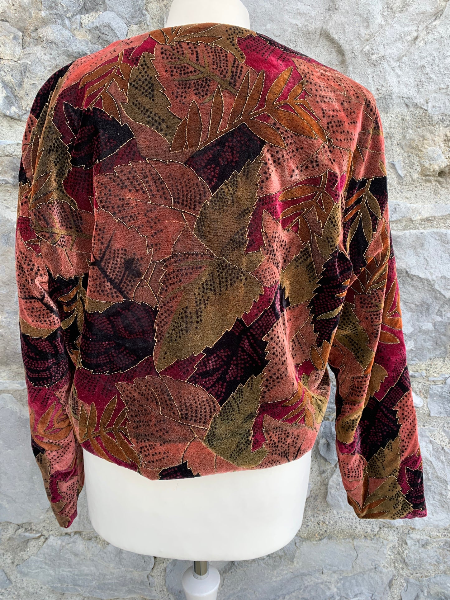Sparkly leaves jacket uk 10-12