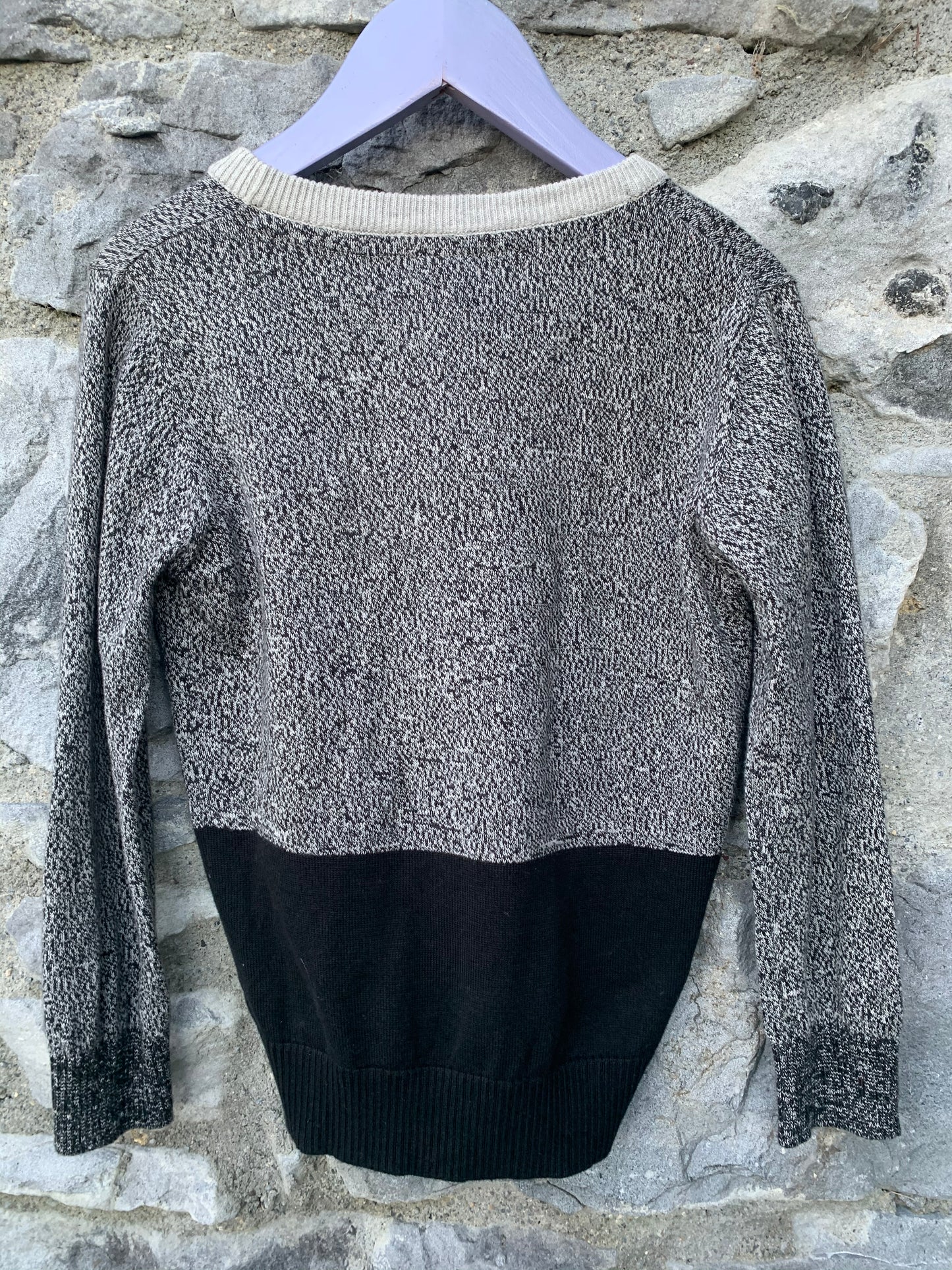 Black&grey cardigan 6-7y (116-122cm)