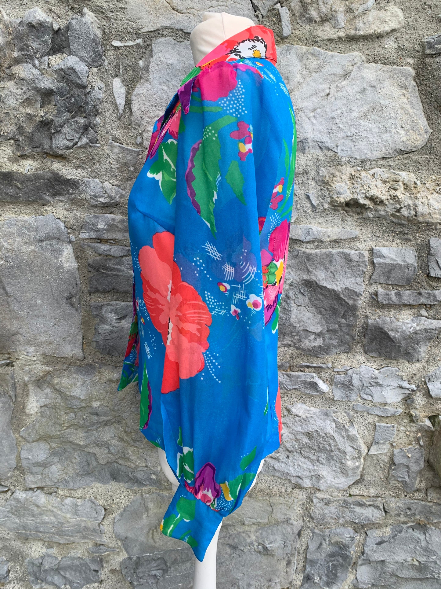 Deha semitransparent floral blouse uk 8
