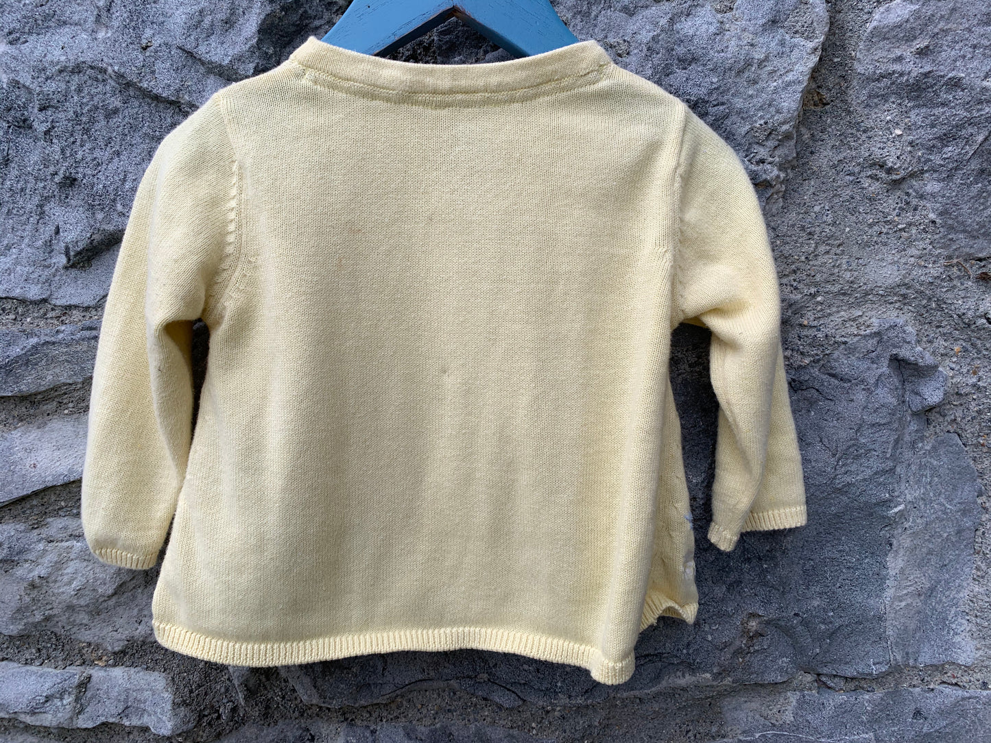 Yellow embroidered cardigan 9-12m (74-80cm)