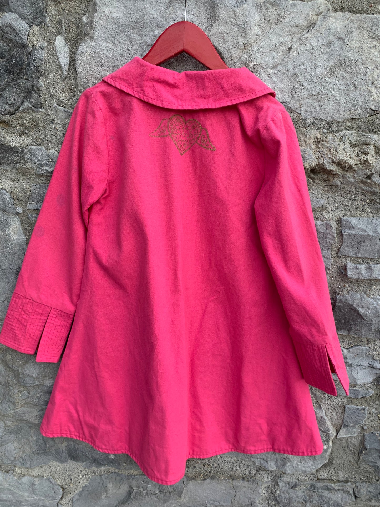 Pink coat 9-10y (134-140cm)