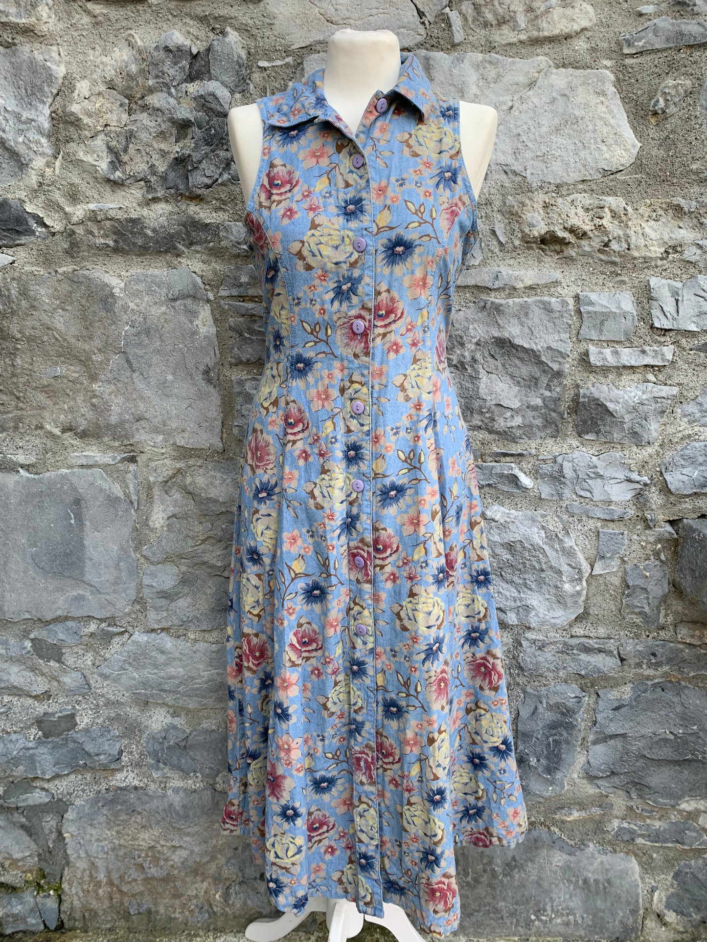 Revival 90s floral sleeveless dress uk 10