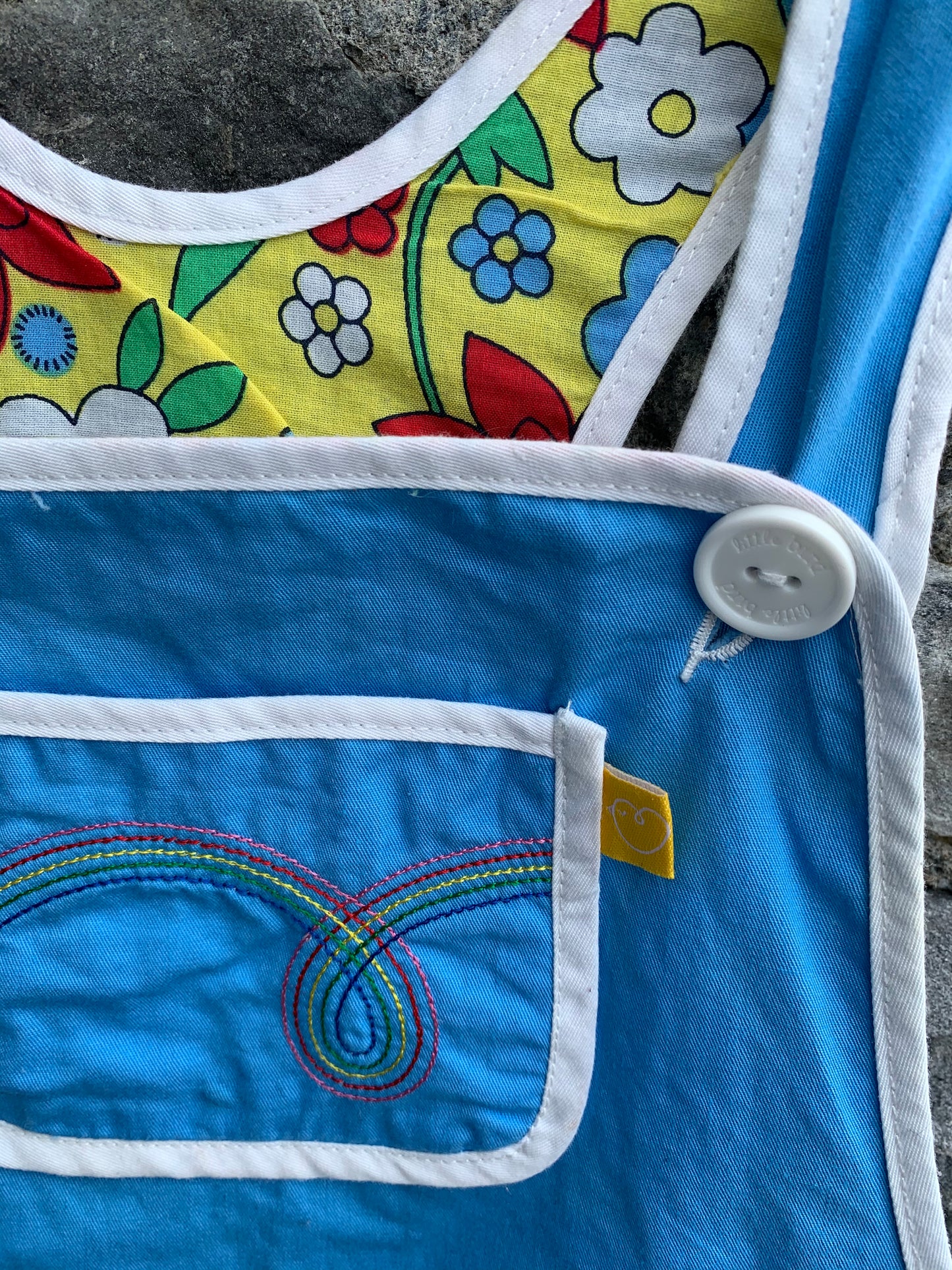 Blue pinafore 4-5y (104-110cm)