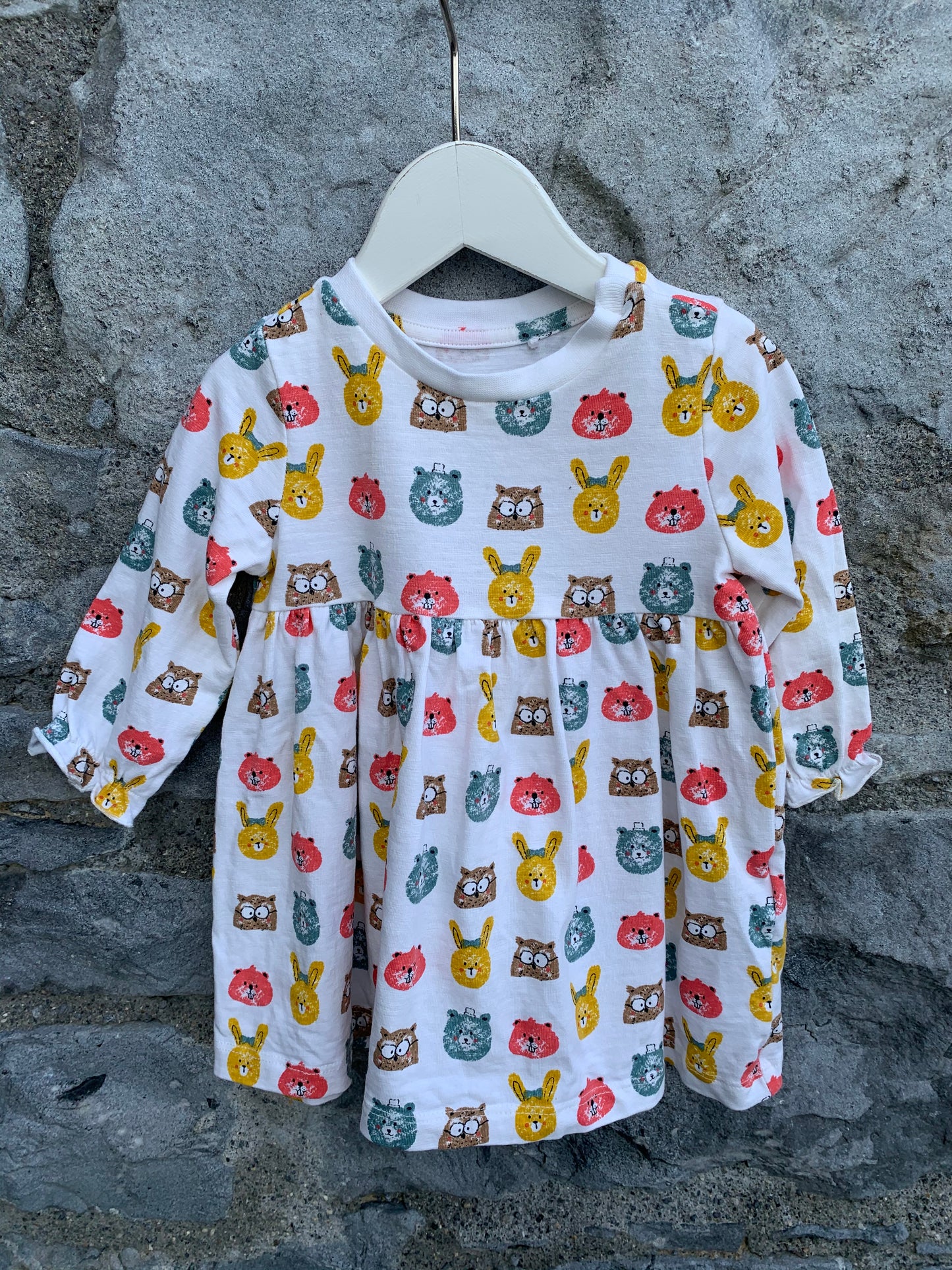 Animals heads dress 4-6m (62-68cm)