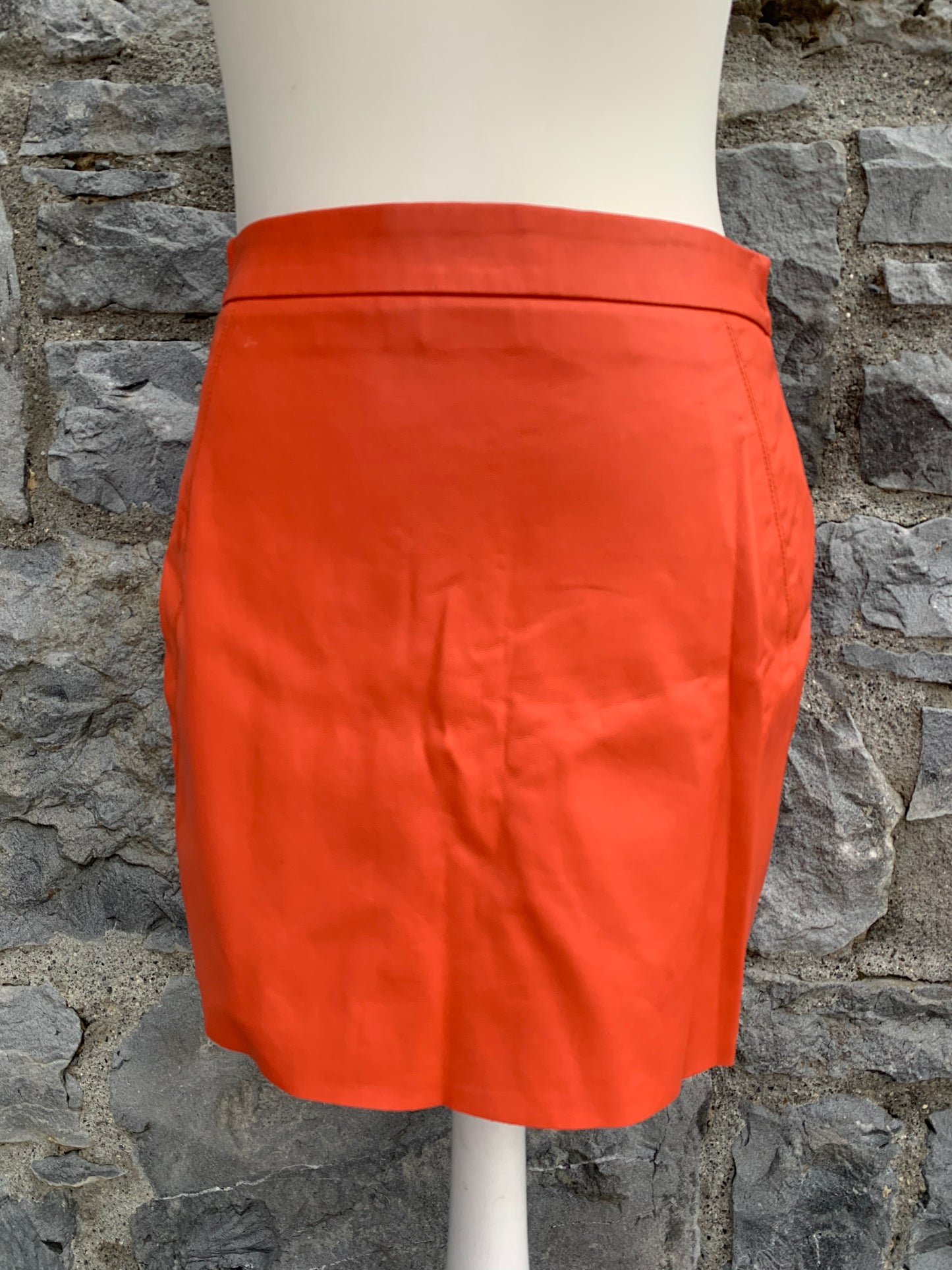 Orange skirt uk 10